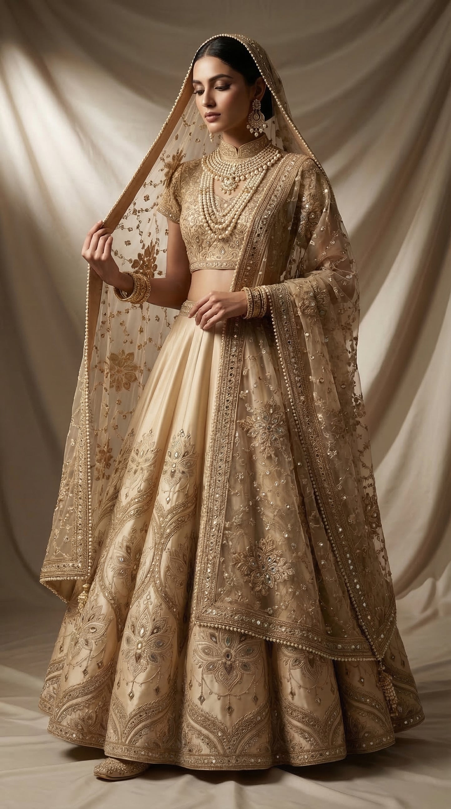 Formal embroidered Lehnga