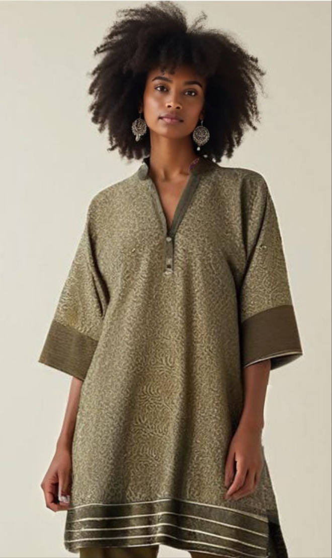 Stitched Digital Printed Short Tunic
