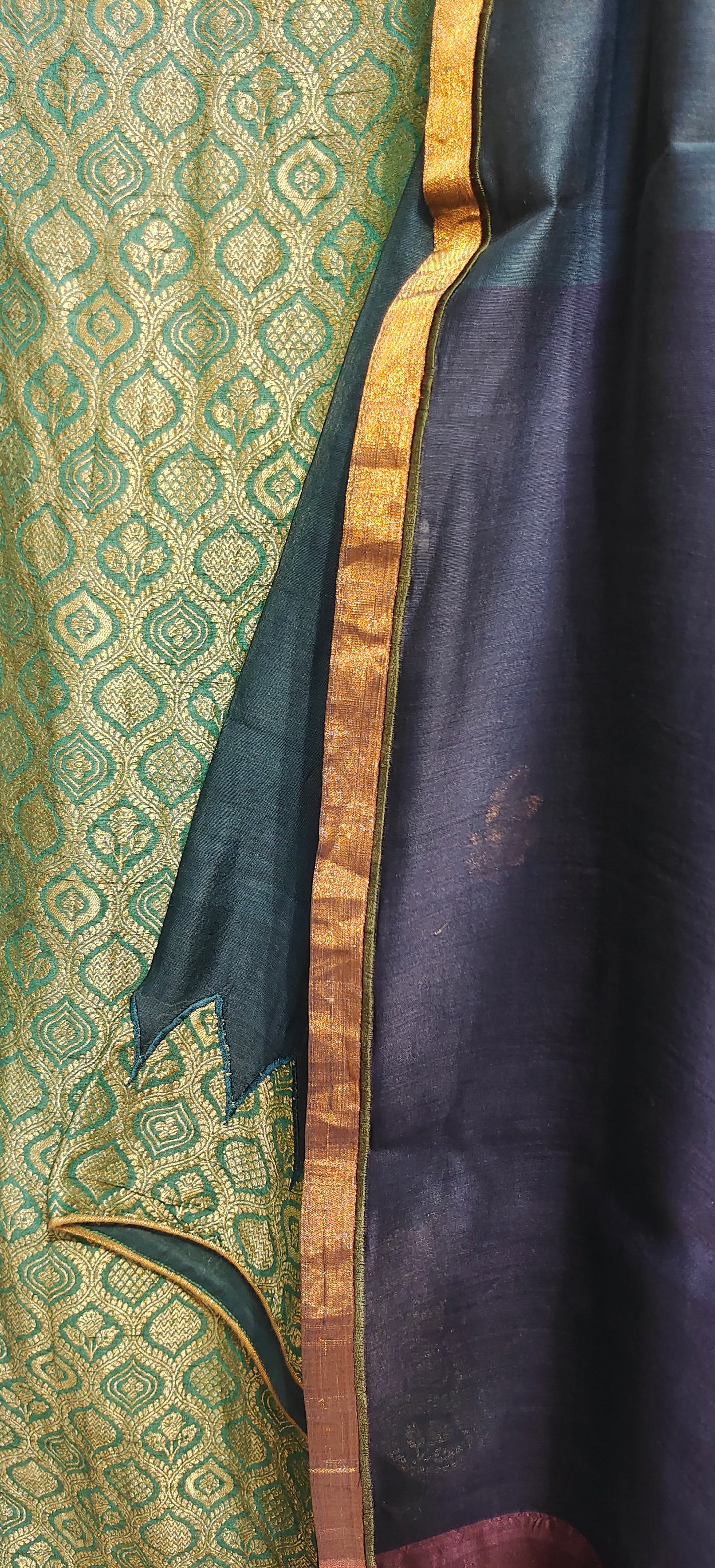 Semi Stitched Formal chanderi Suitset