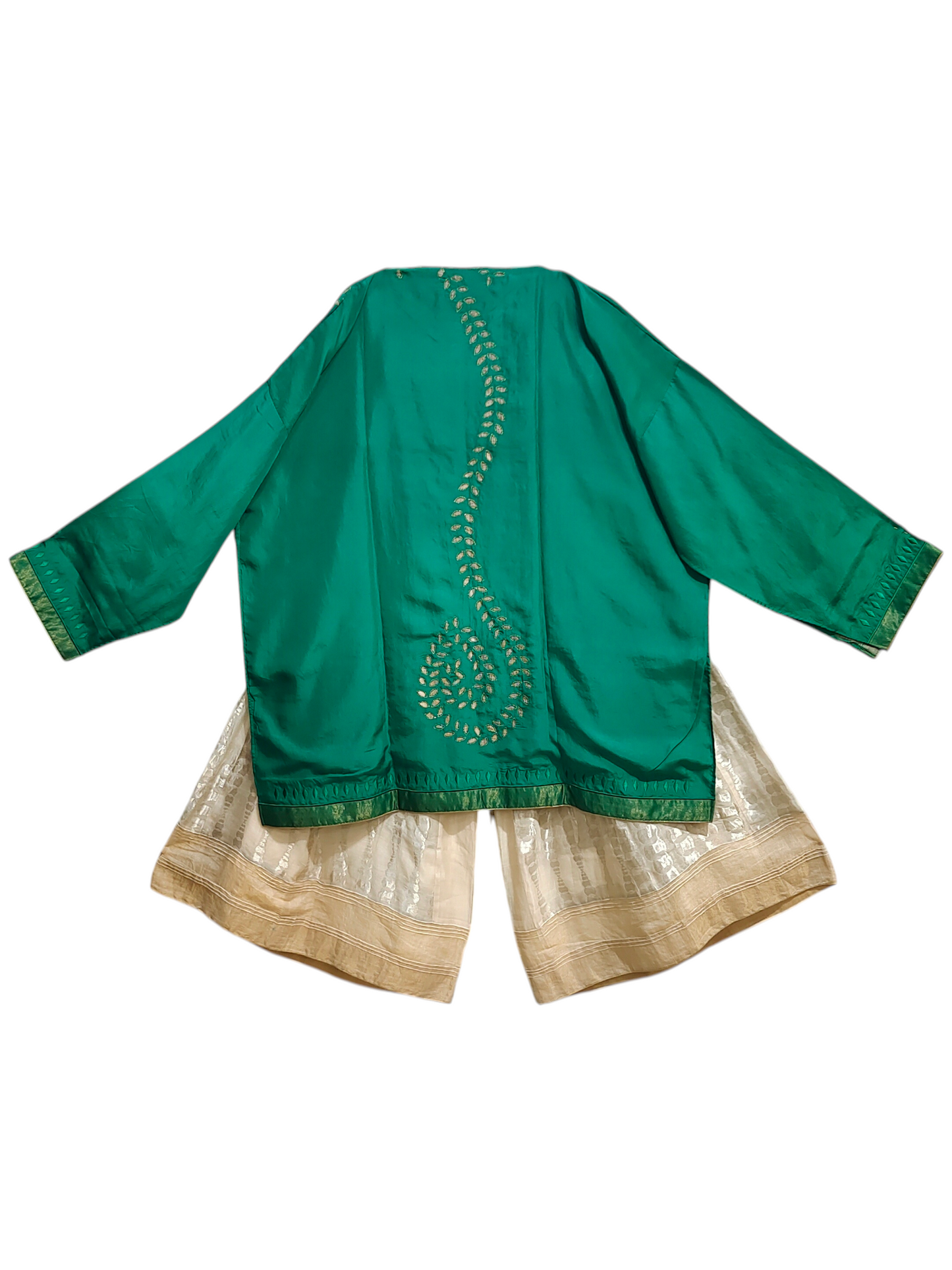 Stitched Formal tunic plazzo set