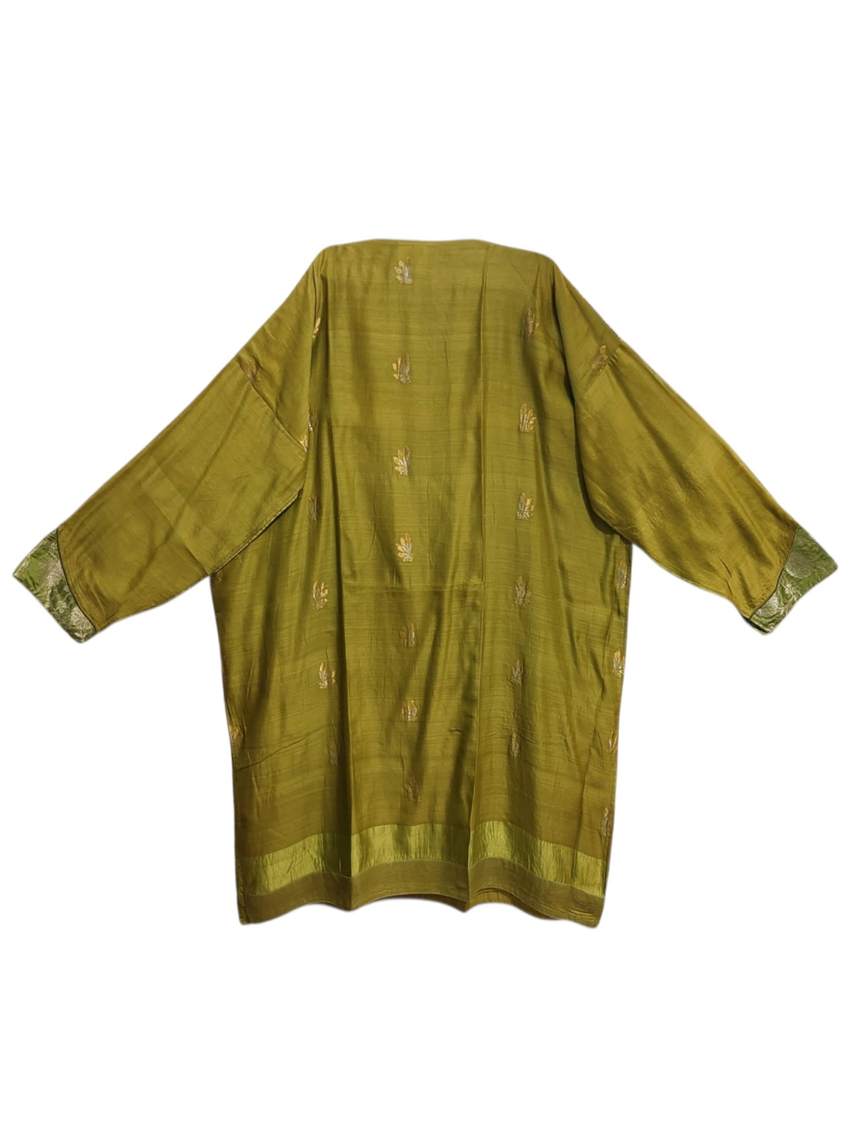 Semi Stitched Chanderi Formal Suitset