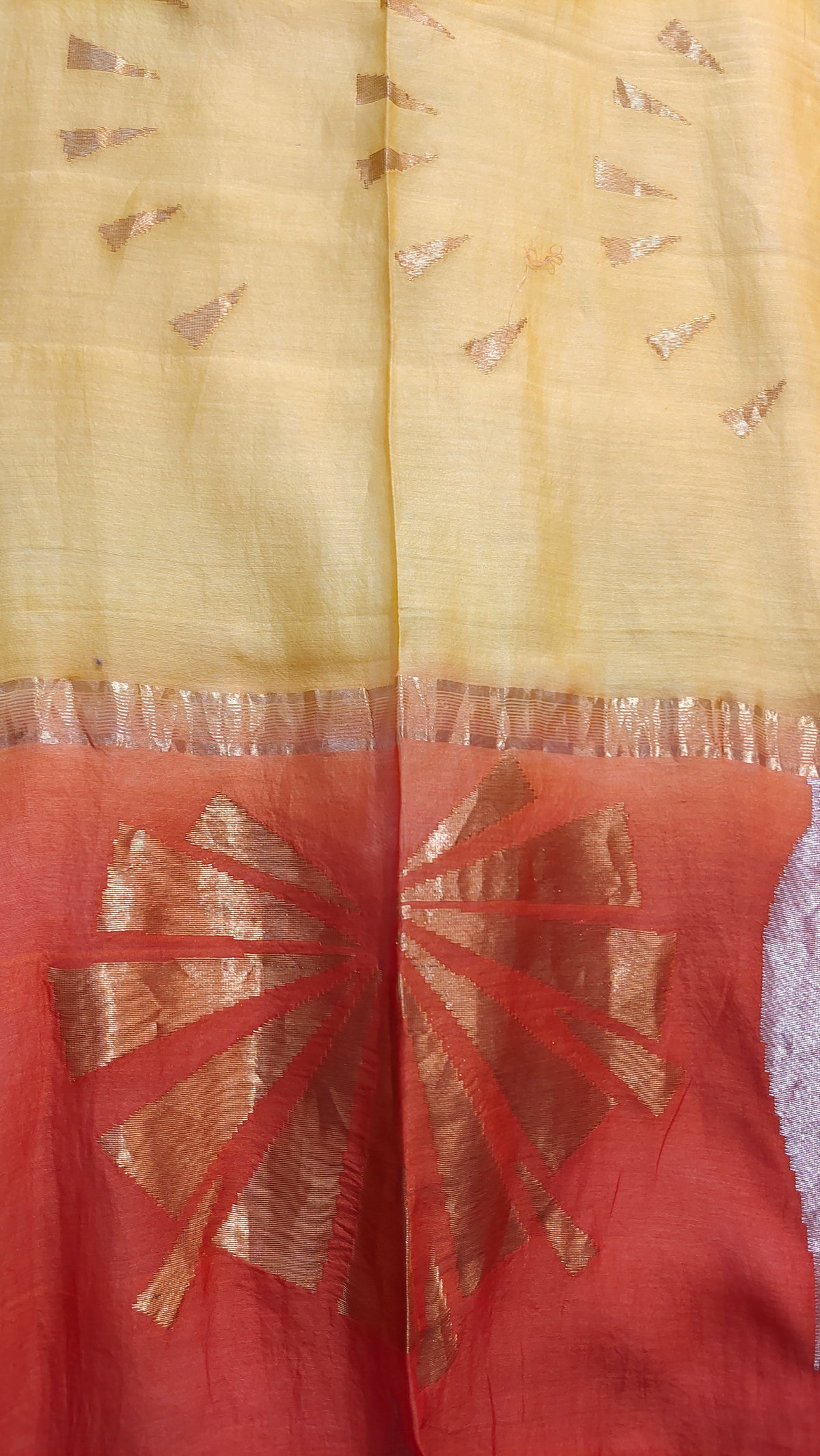 Semi Stitched Chanderi Formal Suitset