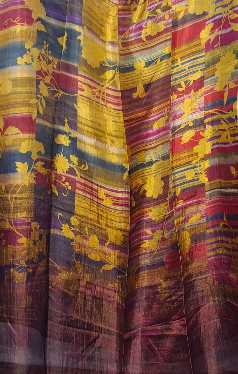 Printed Pure Silk Dupatta (VKSDNOV11DUP34) - VISHAL KAPUR