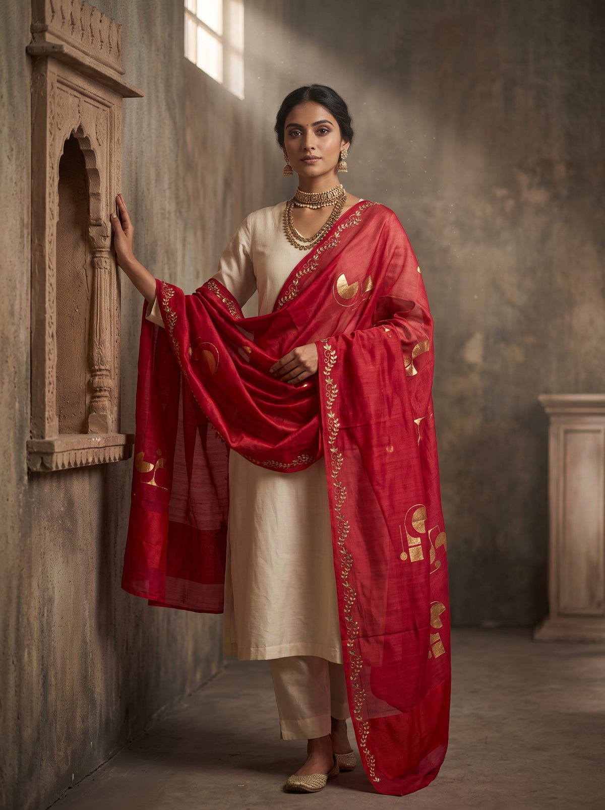Formal Chanderi Dupatta