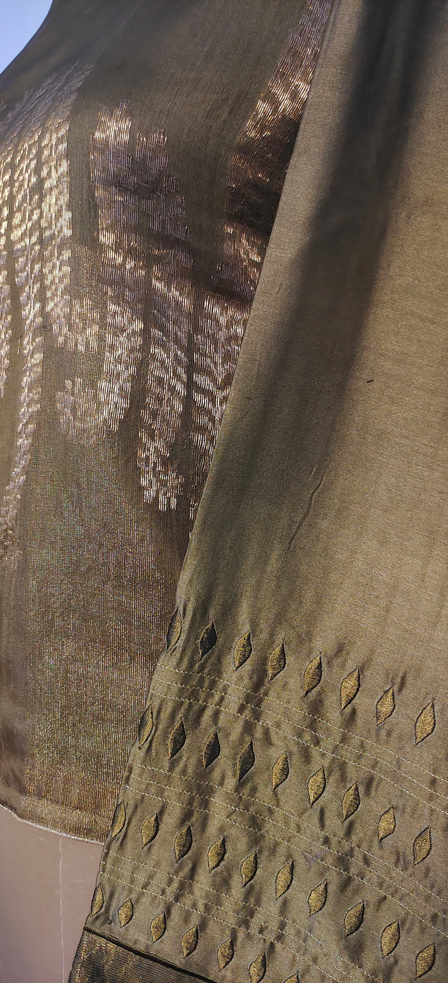 Semistitched Chanderi Ɓlouse