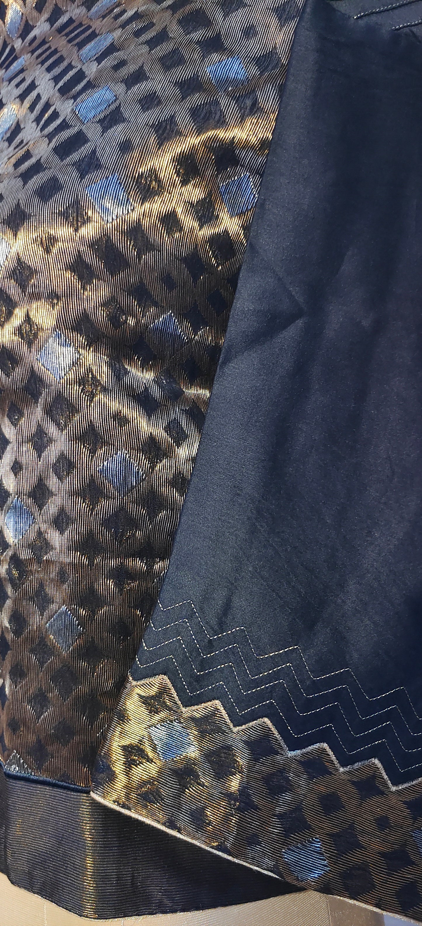 Semistitched Chanderi Ɓlouse