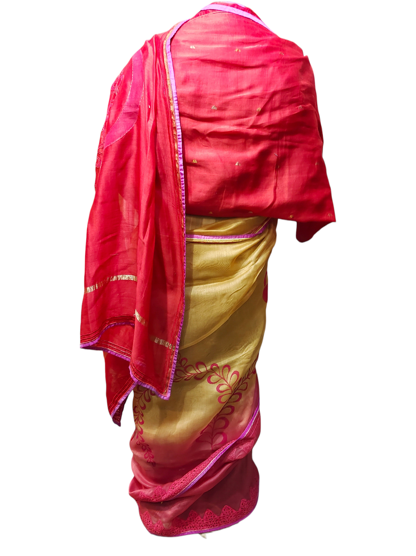 Formal Chanderi Hand Painted Saree