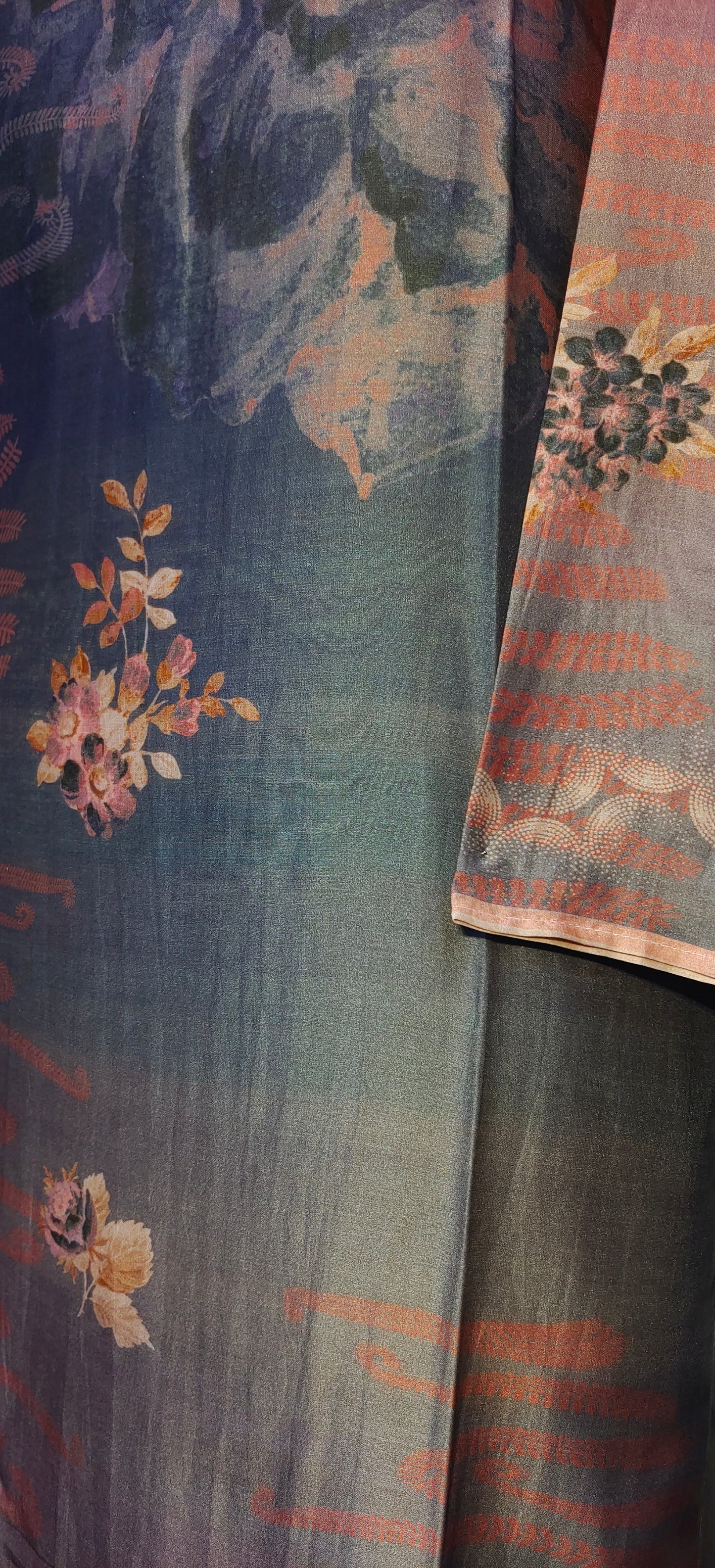 Semi Stitched Chanderi Casual Suitset VISHAL KAPUR