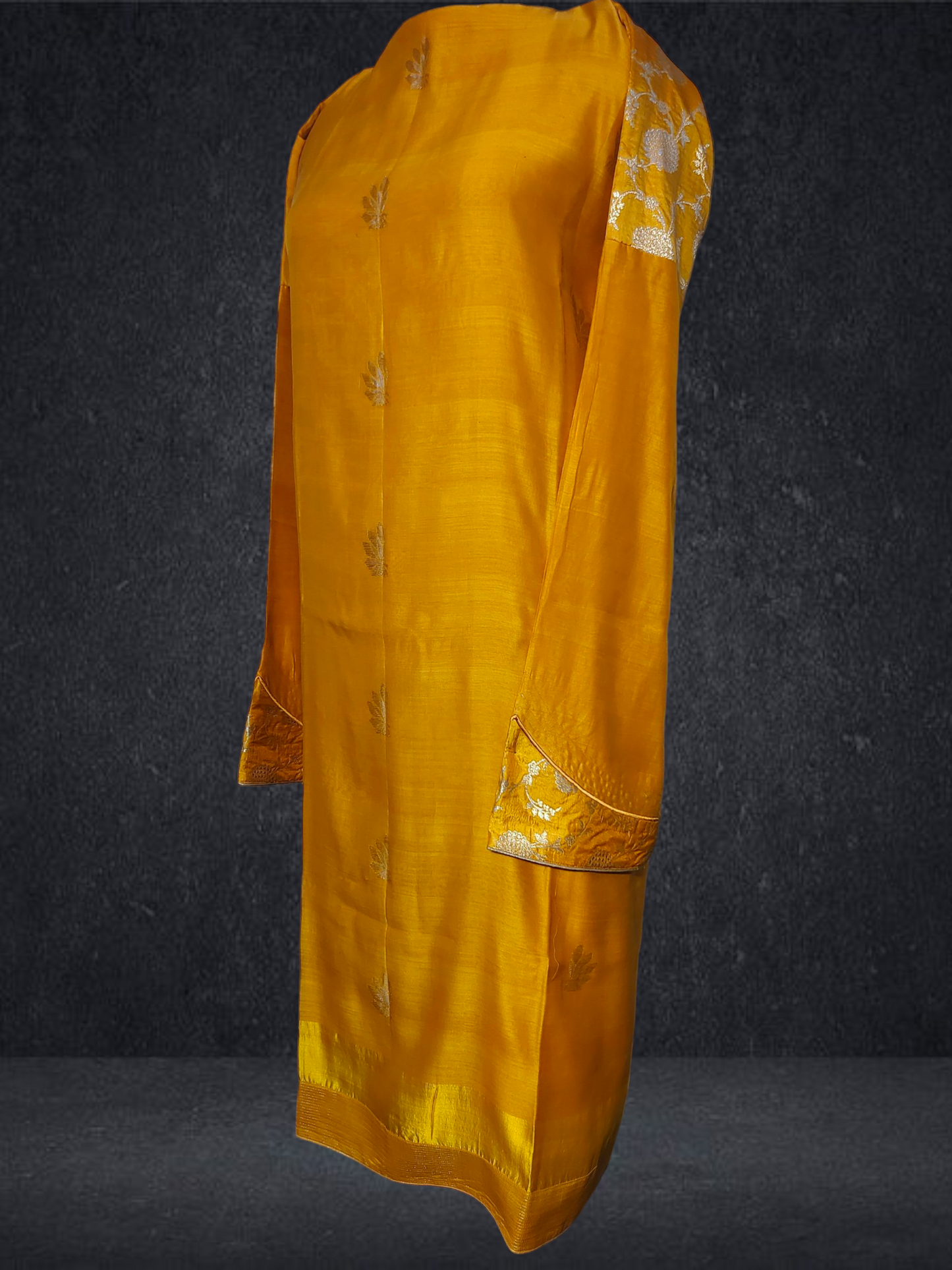 Semi Stitched Formal chanderi Suitset VISHAL KAPUR