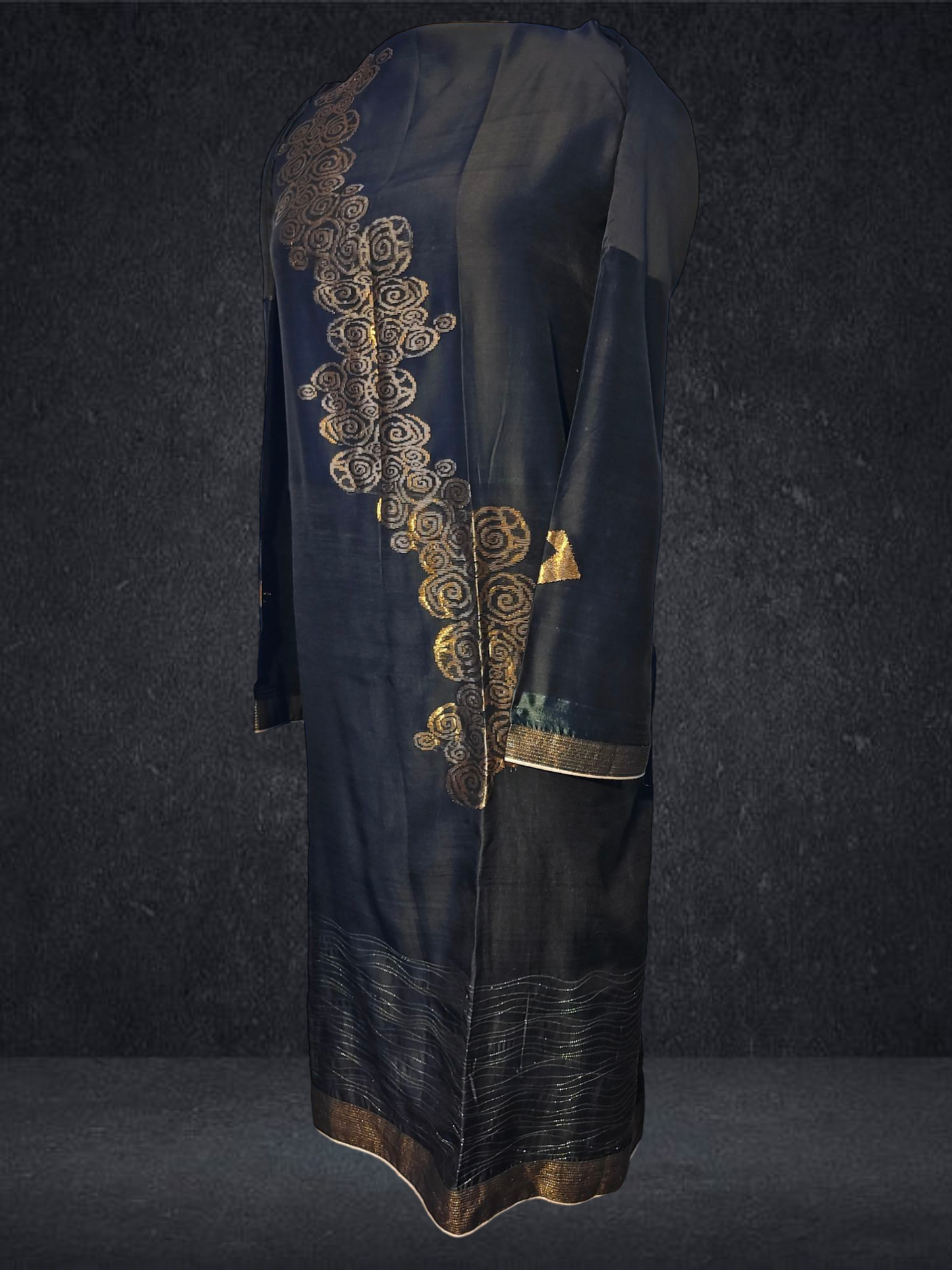 Semi Stitched Chanderi kurta VISHAL KAPUR