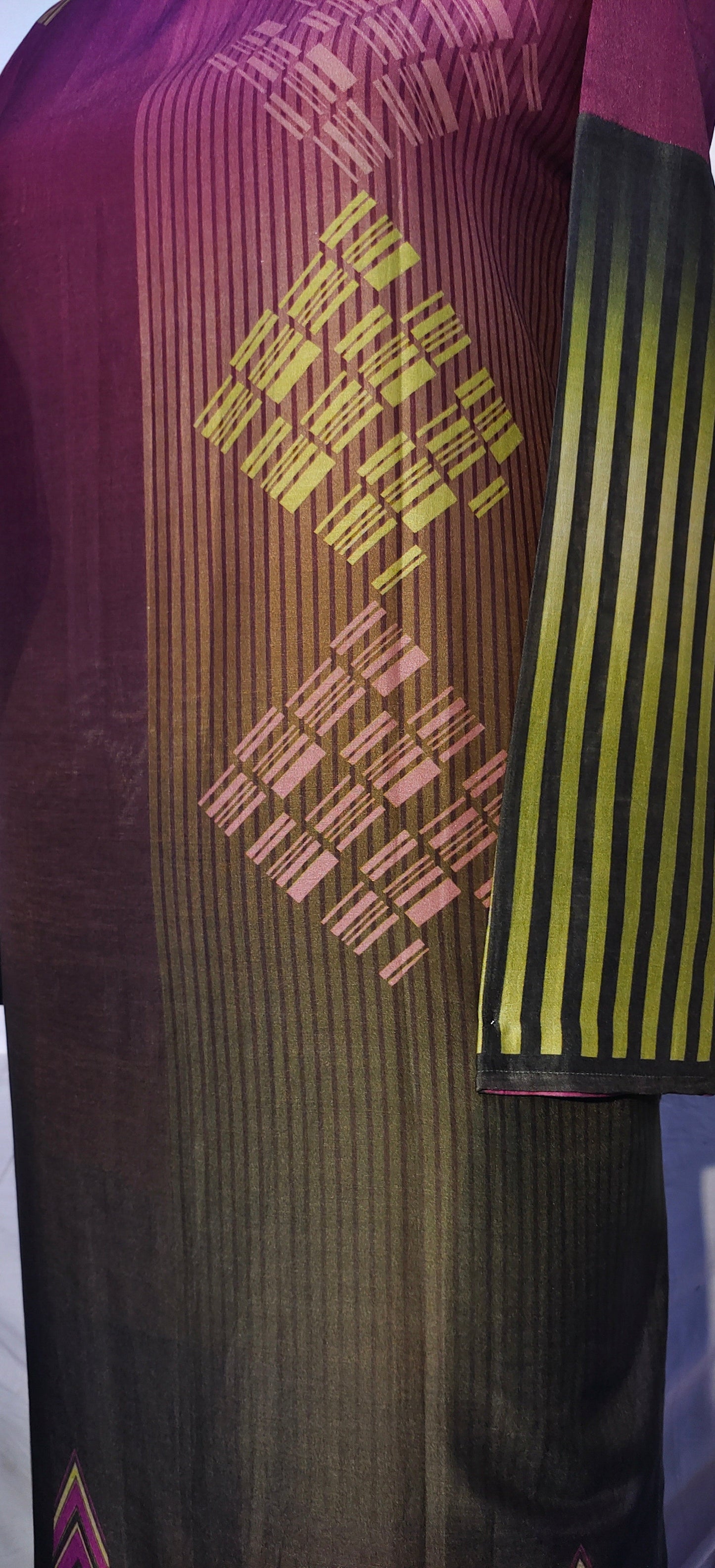 Semi Stitched Chanderi Casual Suitset VISHAL KAPUR