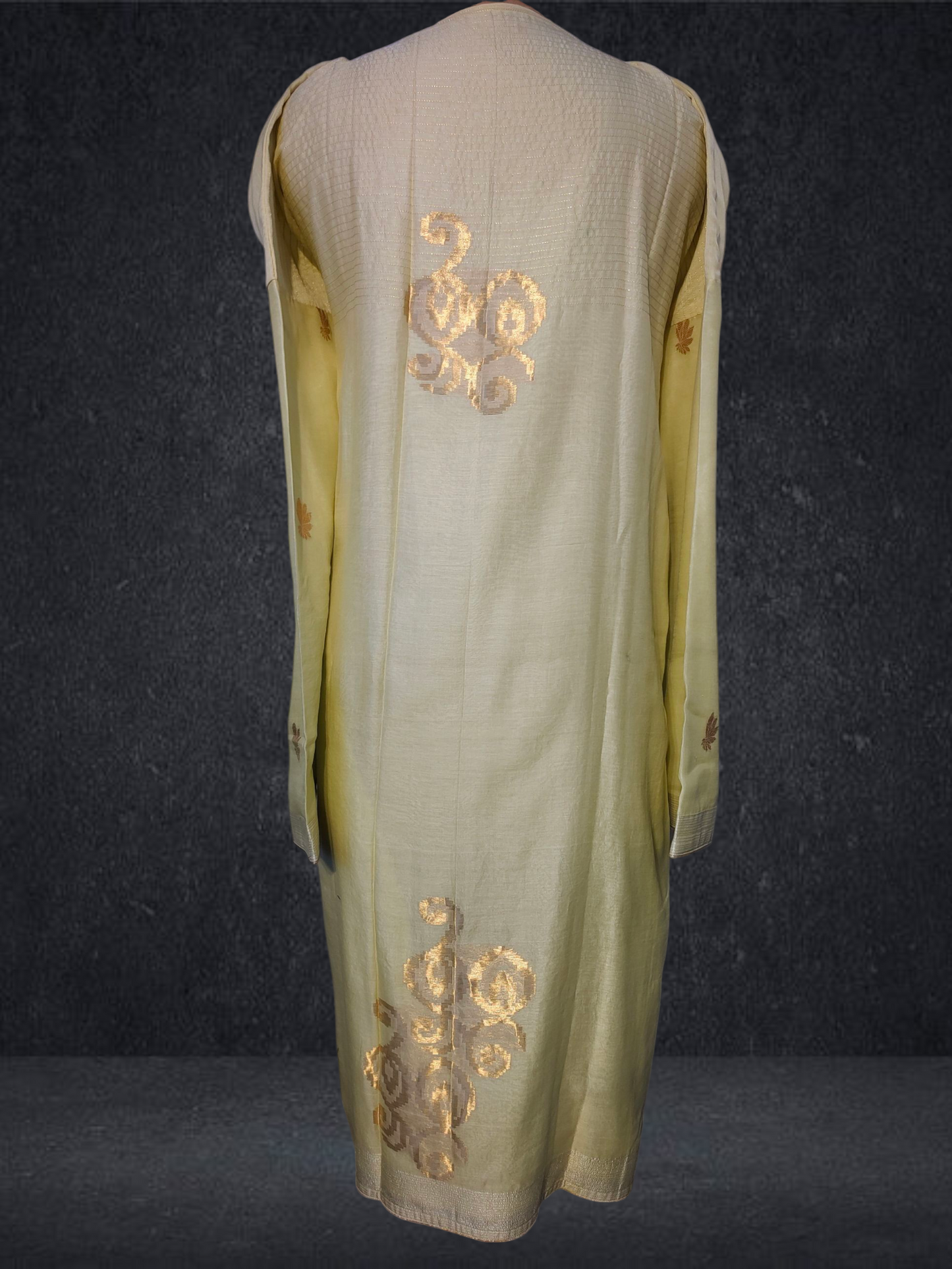 Semi Stitched Formal chanderi Suitset VISHAL KAPUR