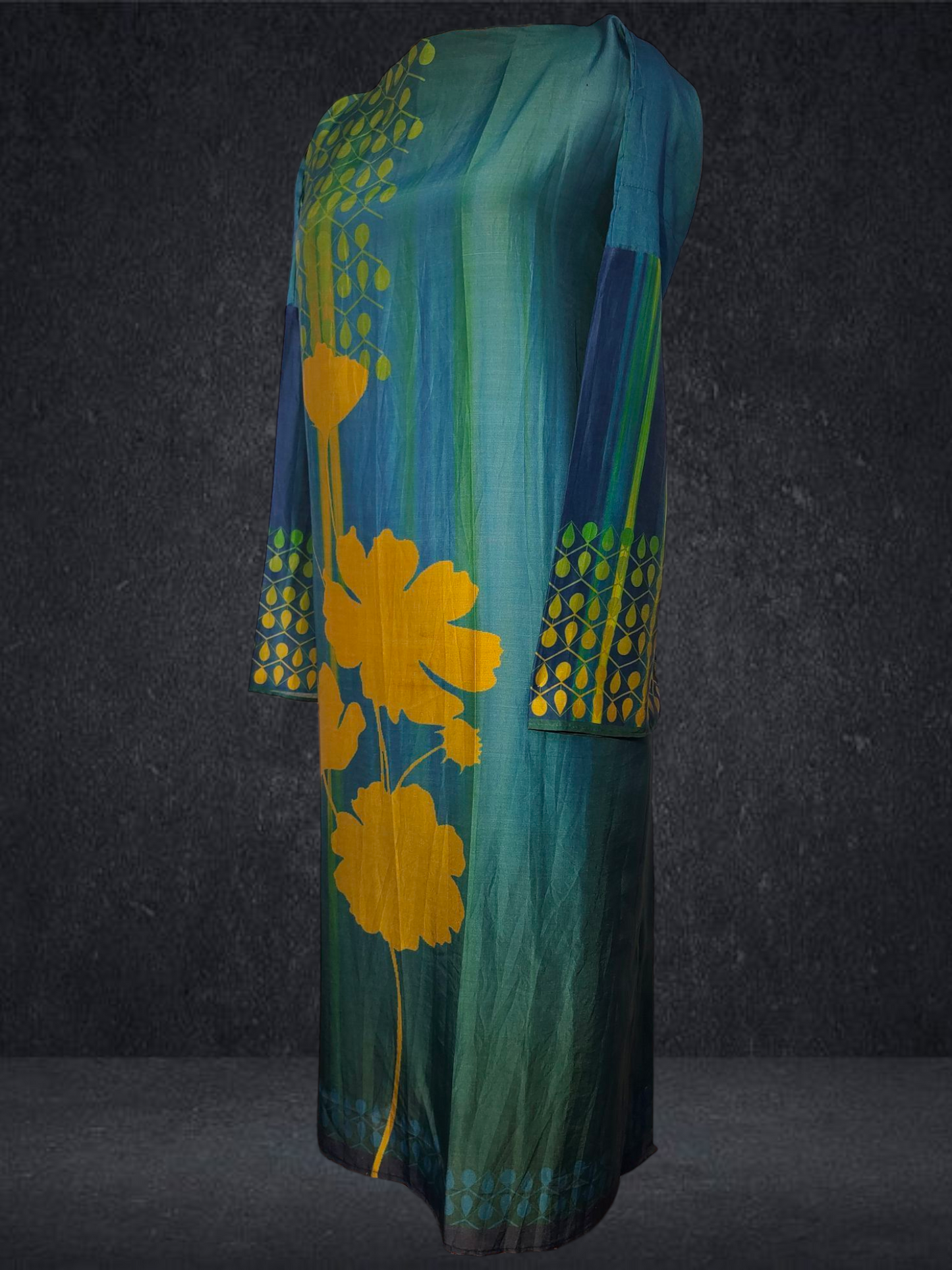Semi Stitched Chanderi Casual Suitset VISHAL KAPUR