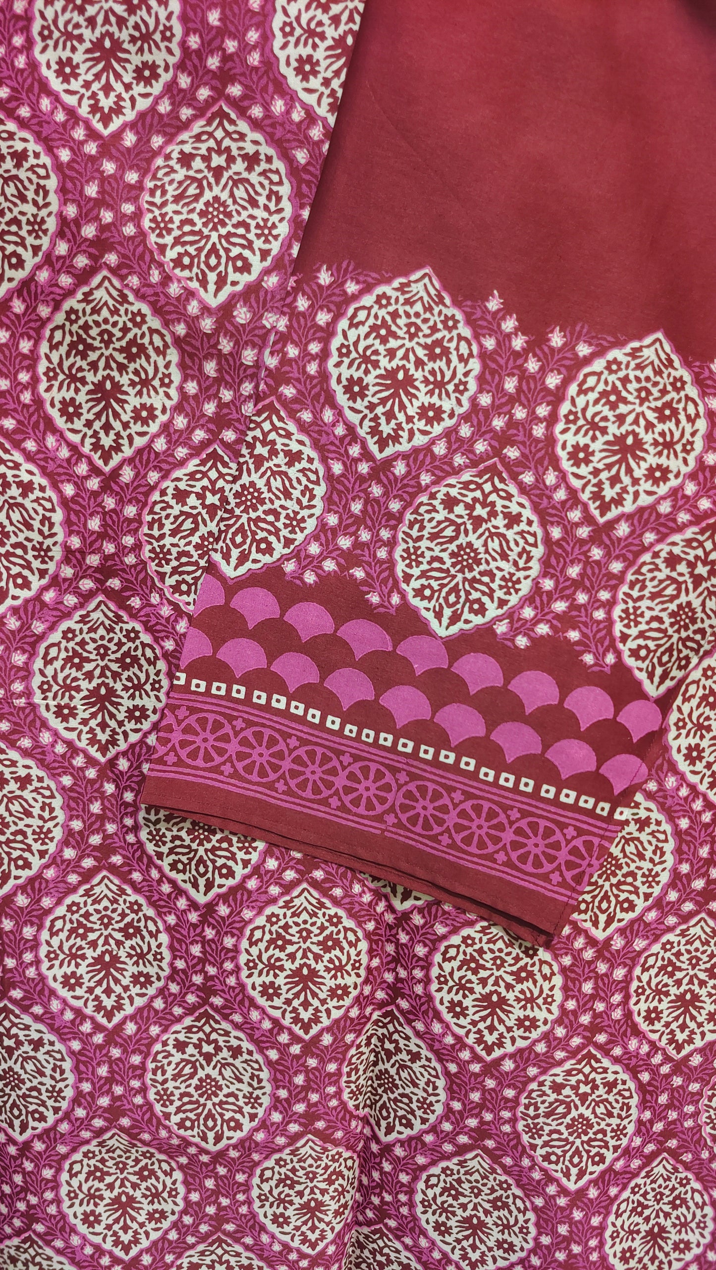 Semi Stitched Chanderi Casual kurta