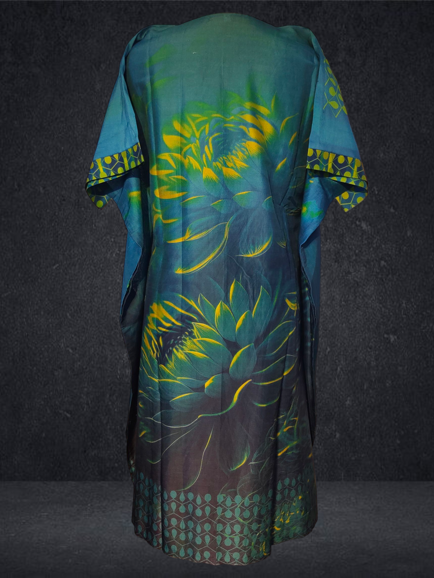 Stitched Chanderi Digital Printed Kaftan VISHAL KAPUR STUDIO