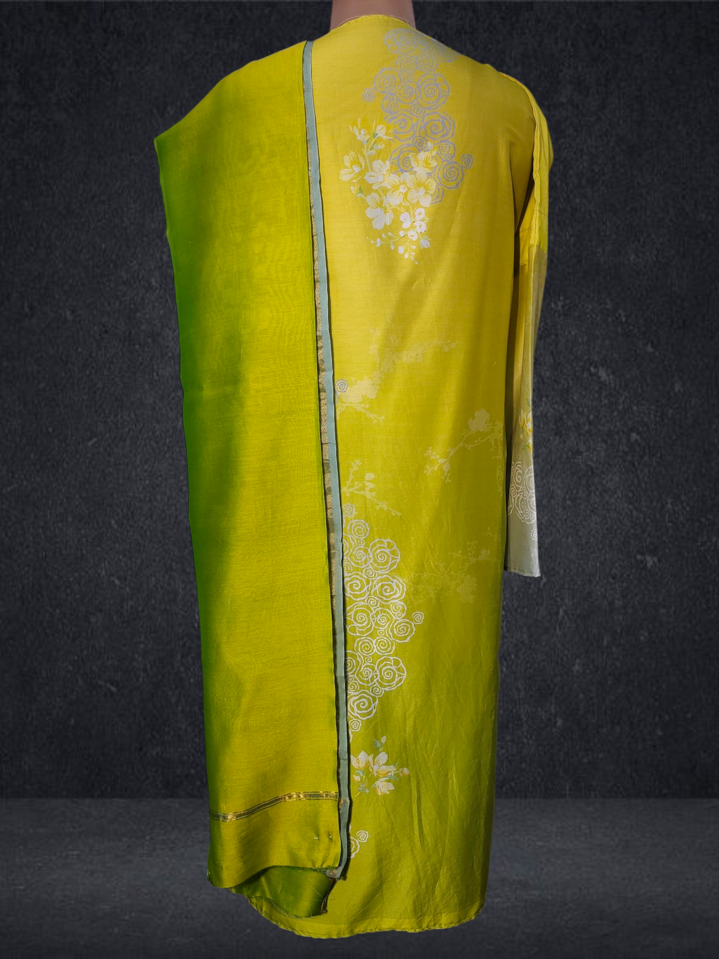 Semi Stitched Chanderi Casual Suitset VISHAL KAPUR