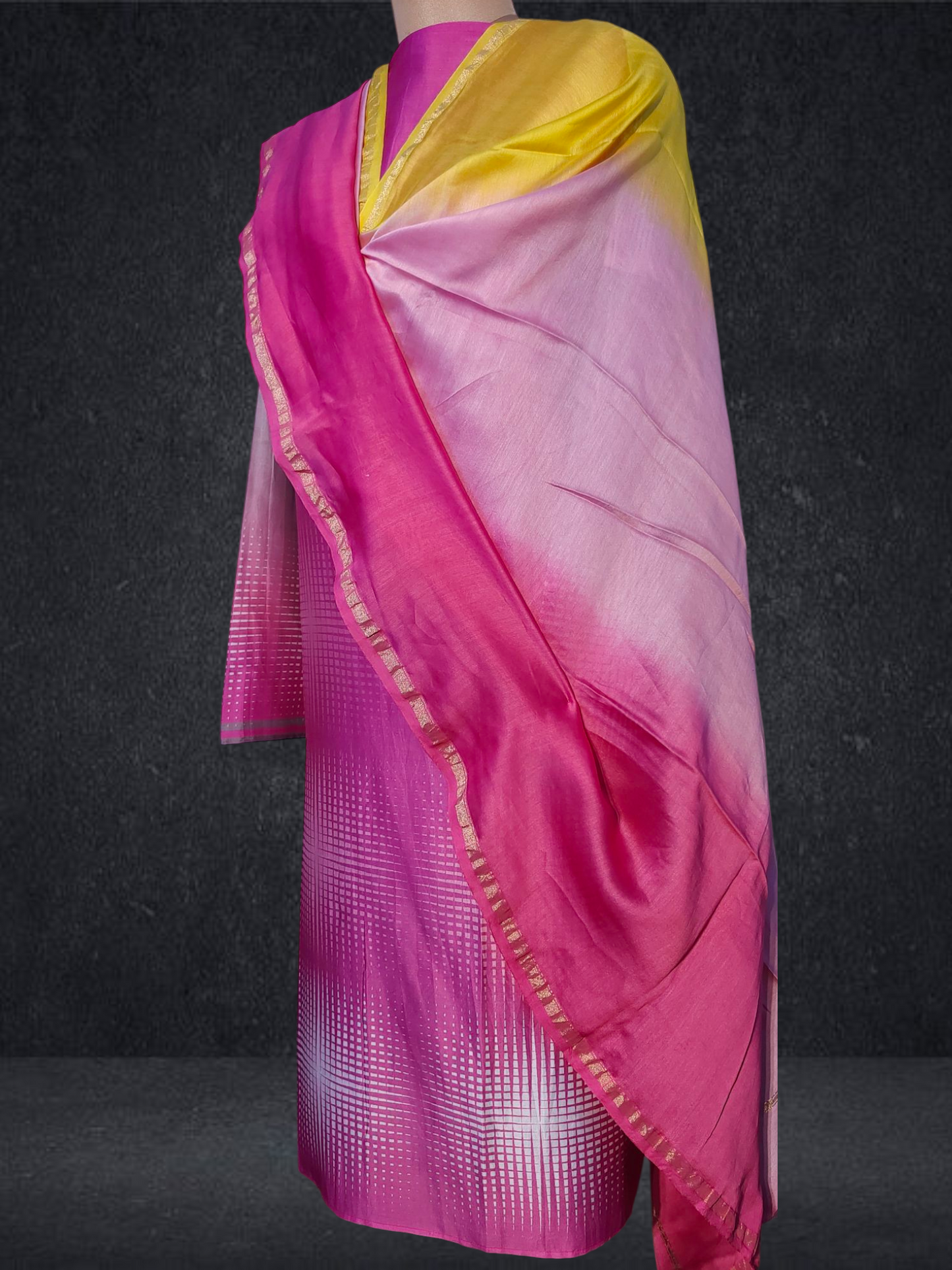 Semi Stitched Cotton Casual Suitset