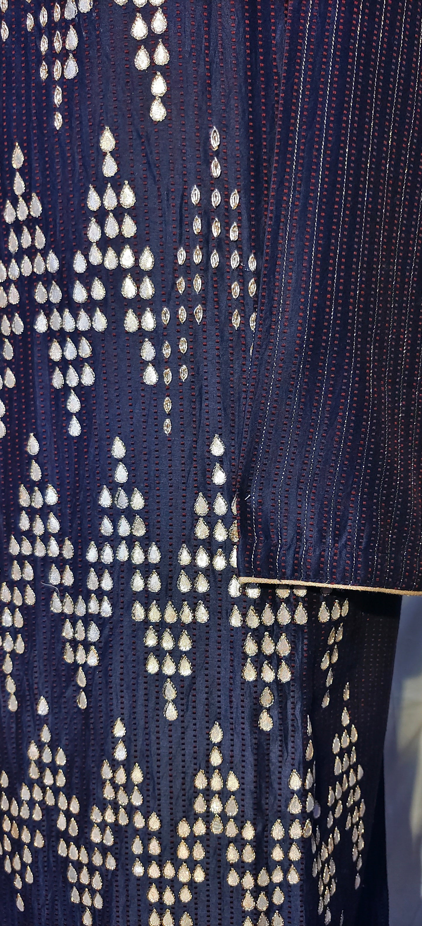Semi Stitched Chanderi Kurta