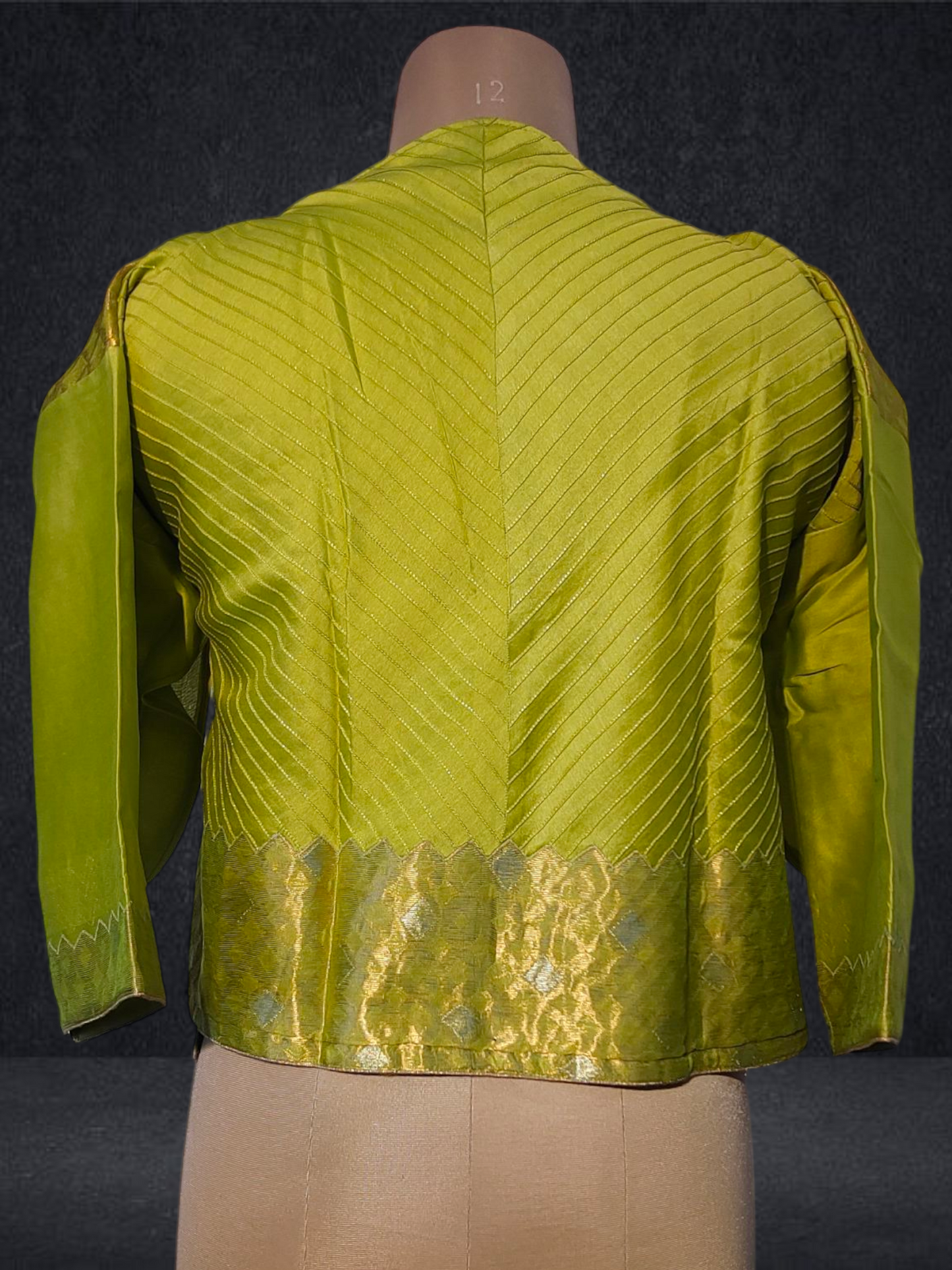 Semistitched Chanderi Ɓlouse