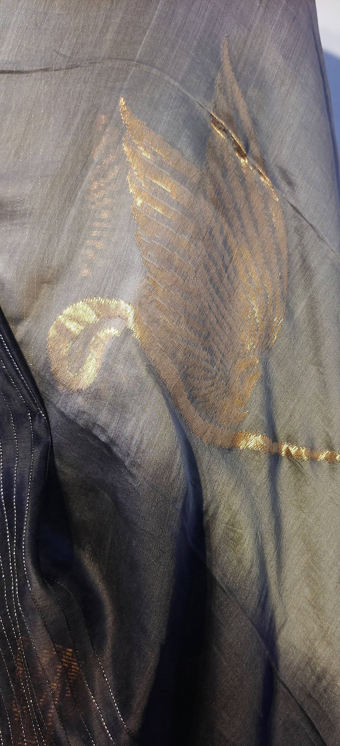 Semi Stitched Formal chanderi Suitset