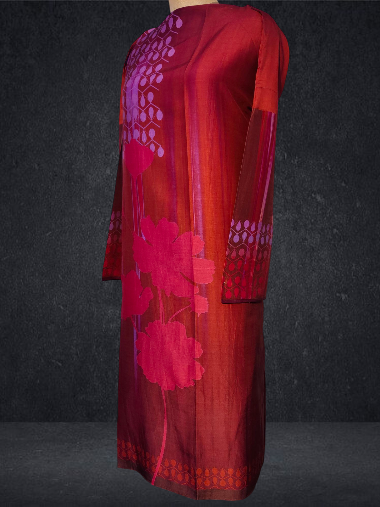 Semi Stitched Chanderi Kurta VISHAL KAPUR