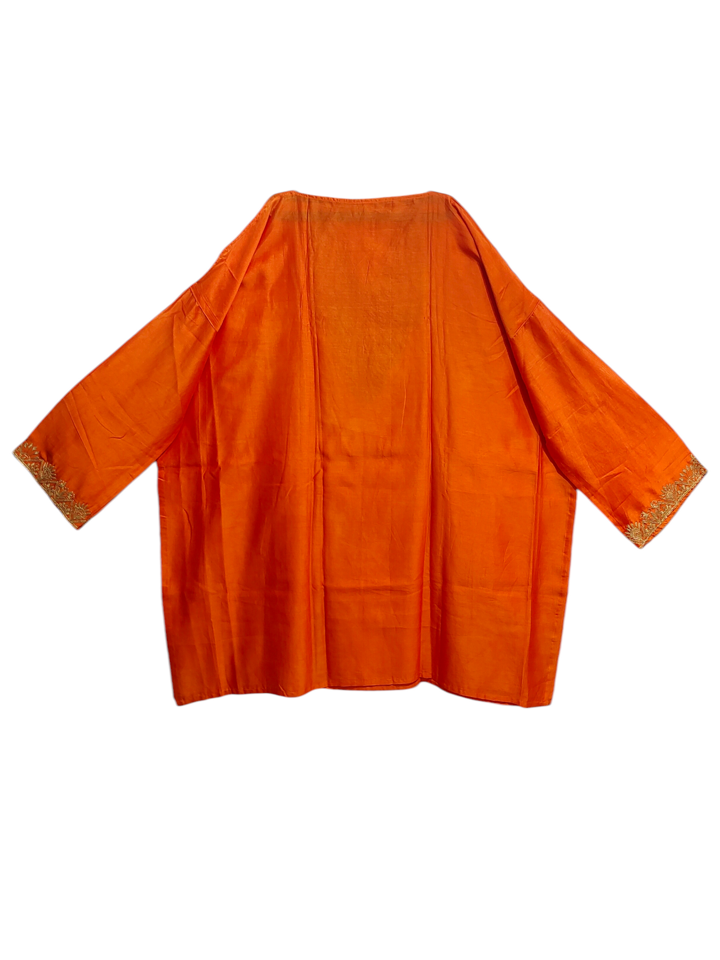 Semi Stitched Chanderi formal Kurta