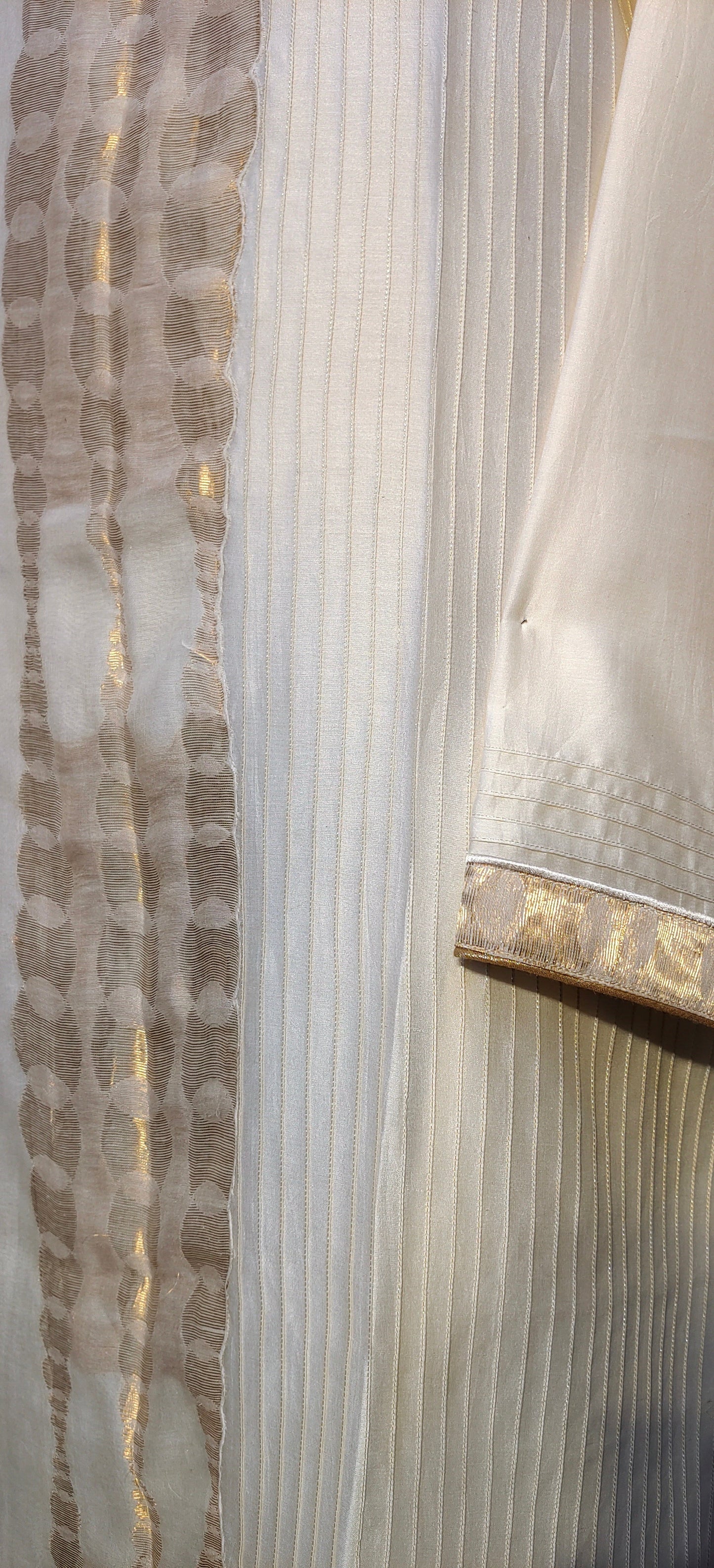 Semi Stitched Chanderi kurta VISHAL KAPUR