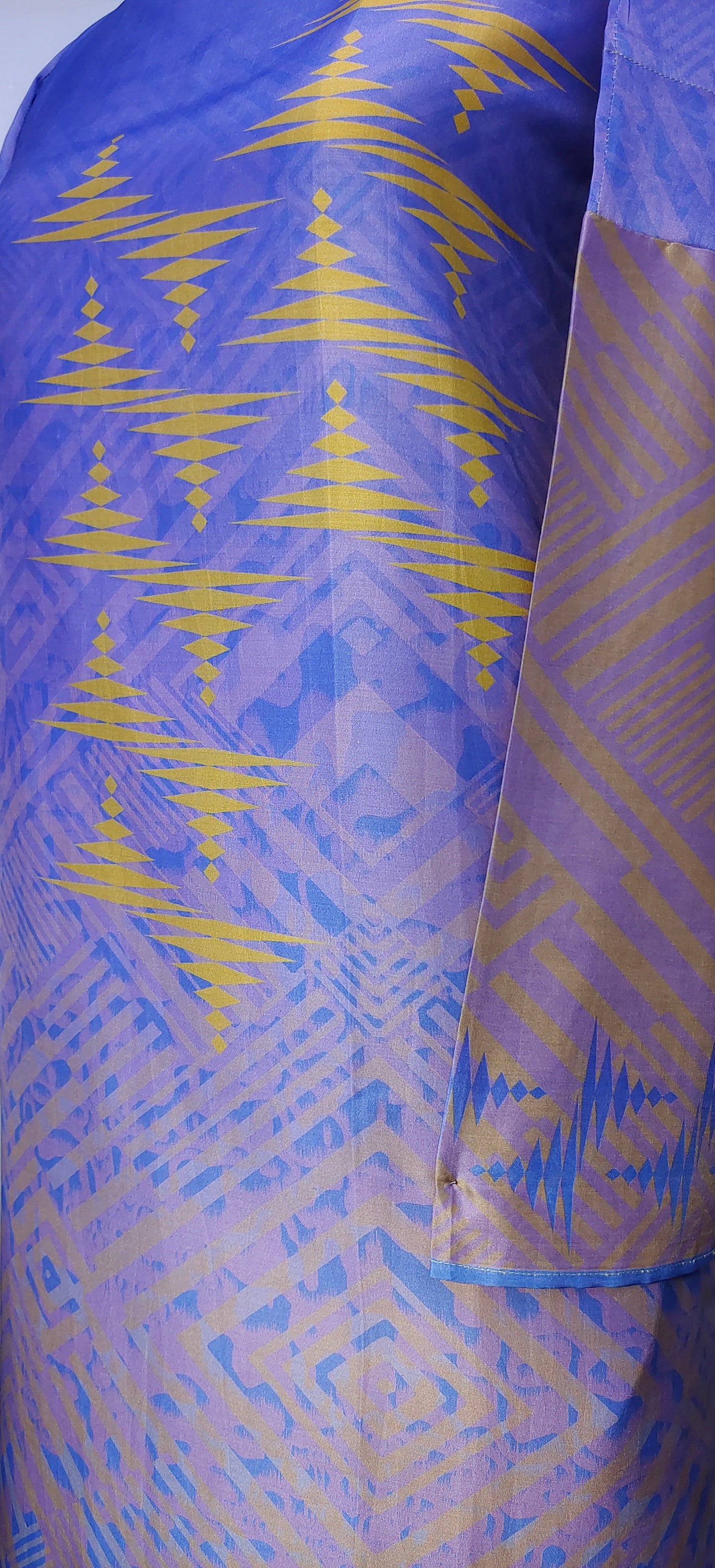 Semi Stitched Chanderi Kurta