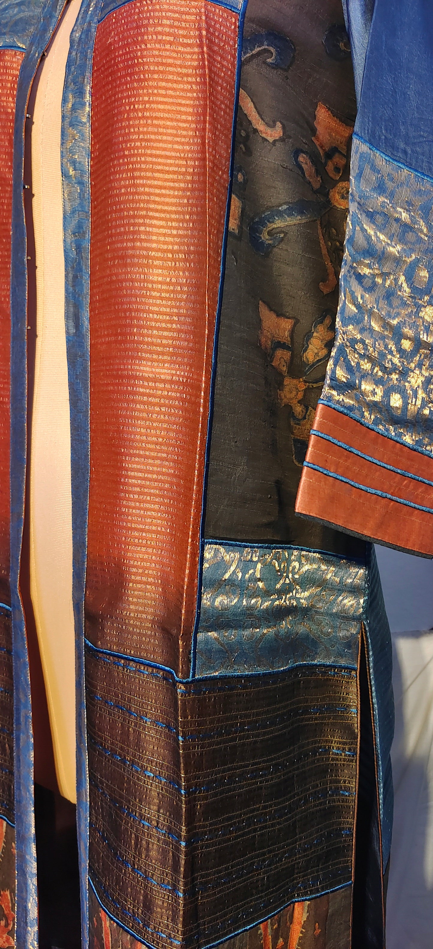 Formal Silk Ajrakh Jacket