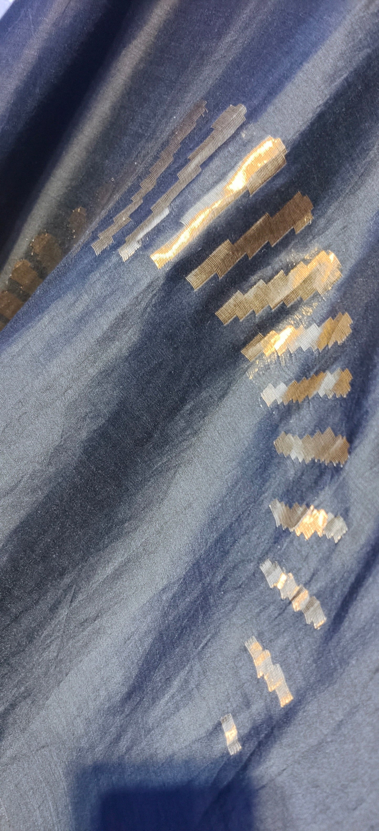 Stitched Chanderi Long Dress VISHAL KAPUR STUDIO