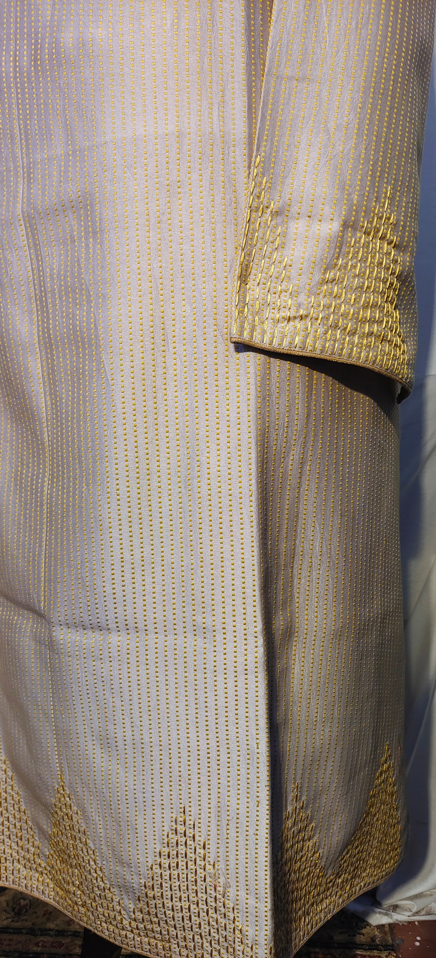 Semi Stitched Chanderi kurta VISHAL KAPUR