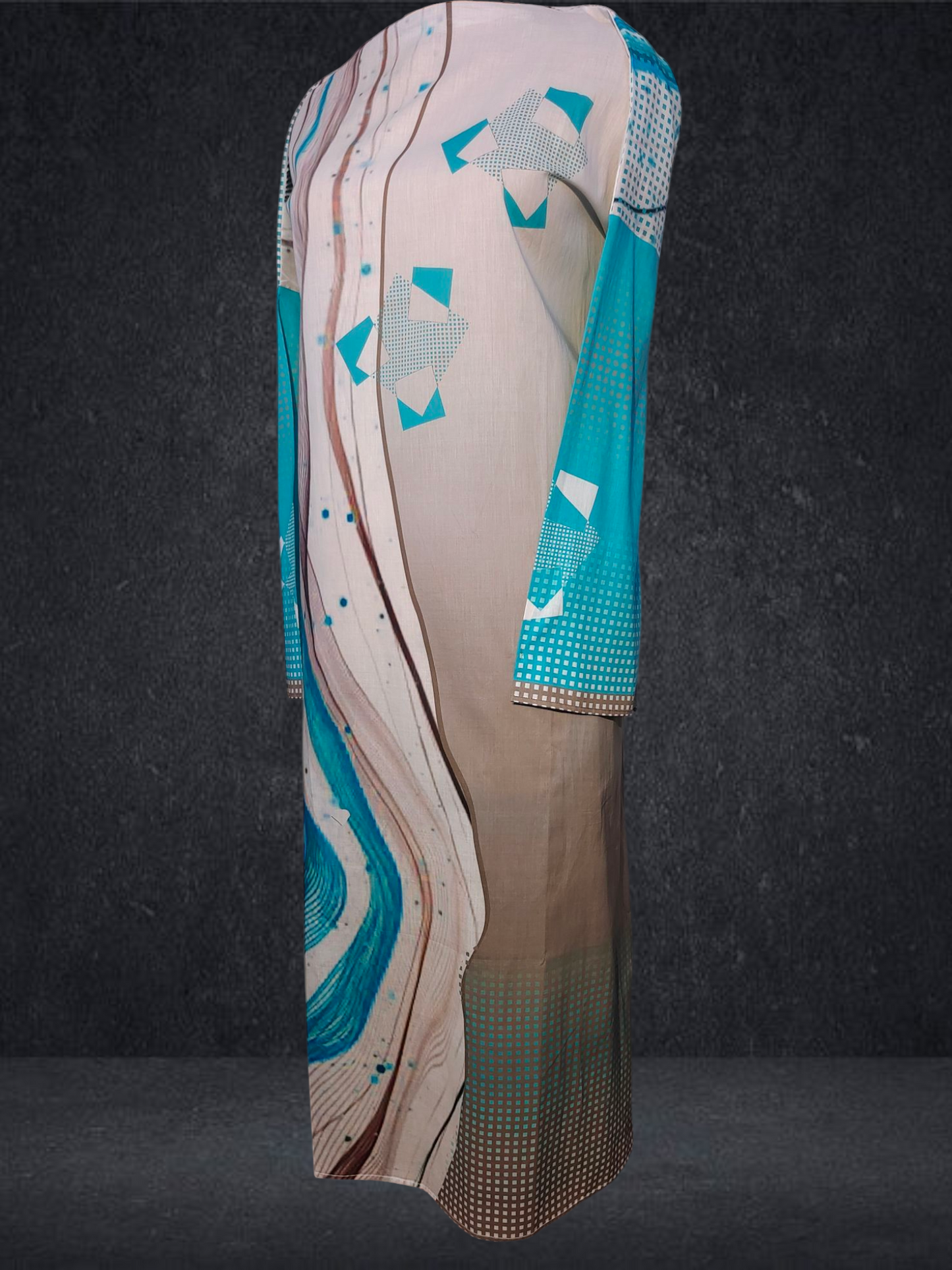 Semi Stitched Cotton casual Suitset VISHAL KAPUR