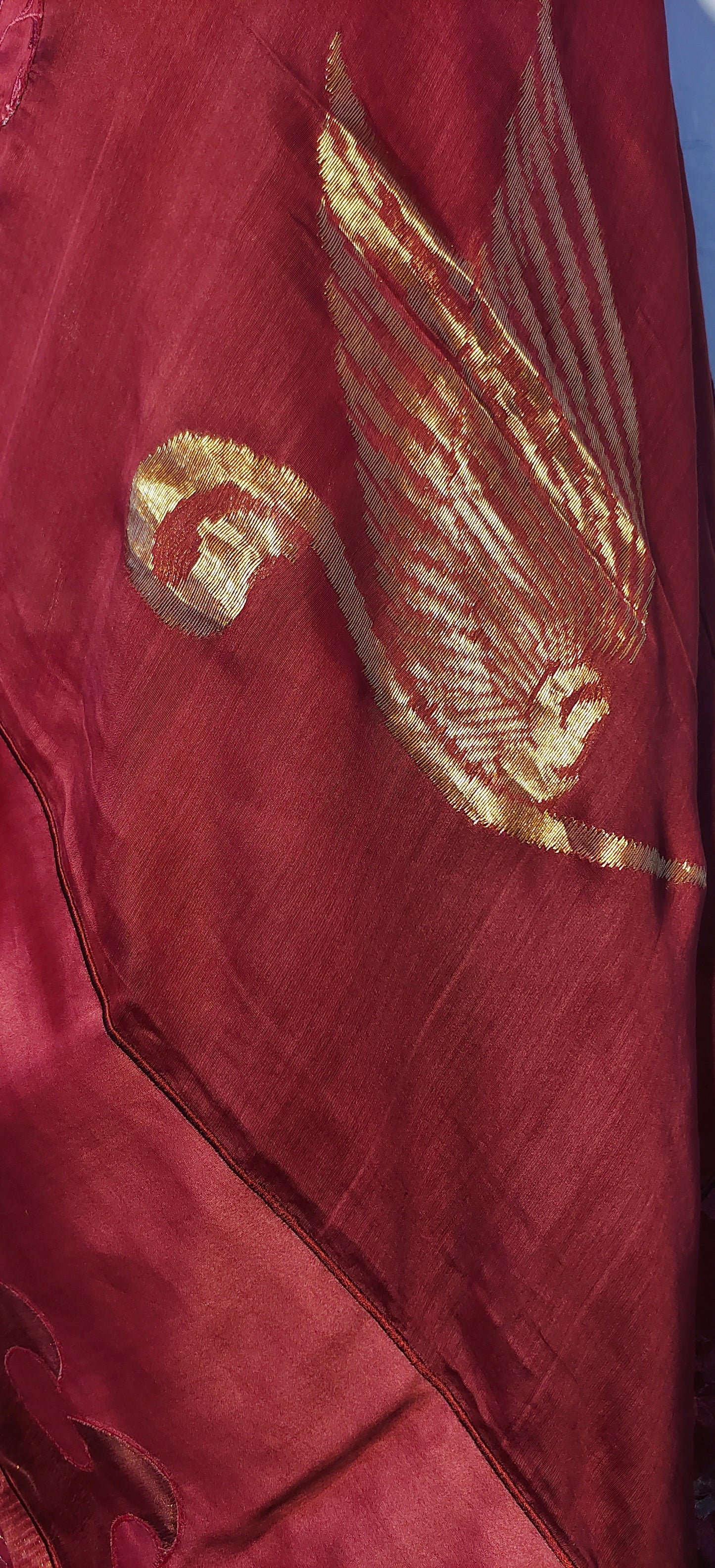 Semi Stitched Chanderi Formal Suitset