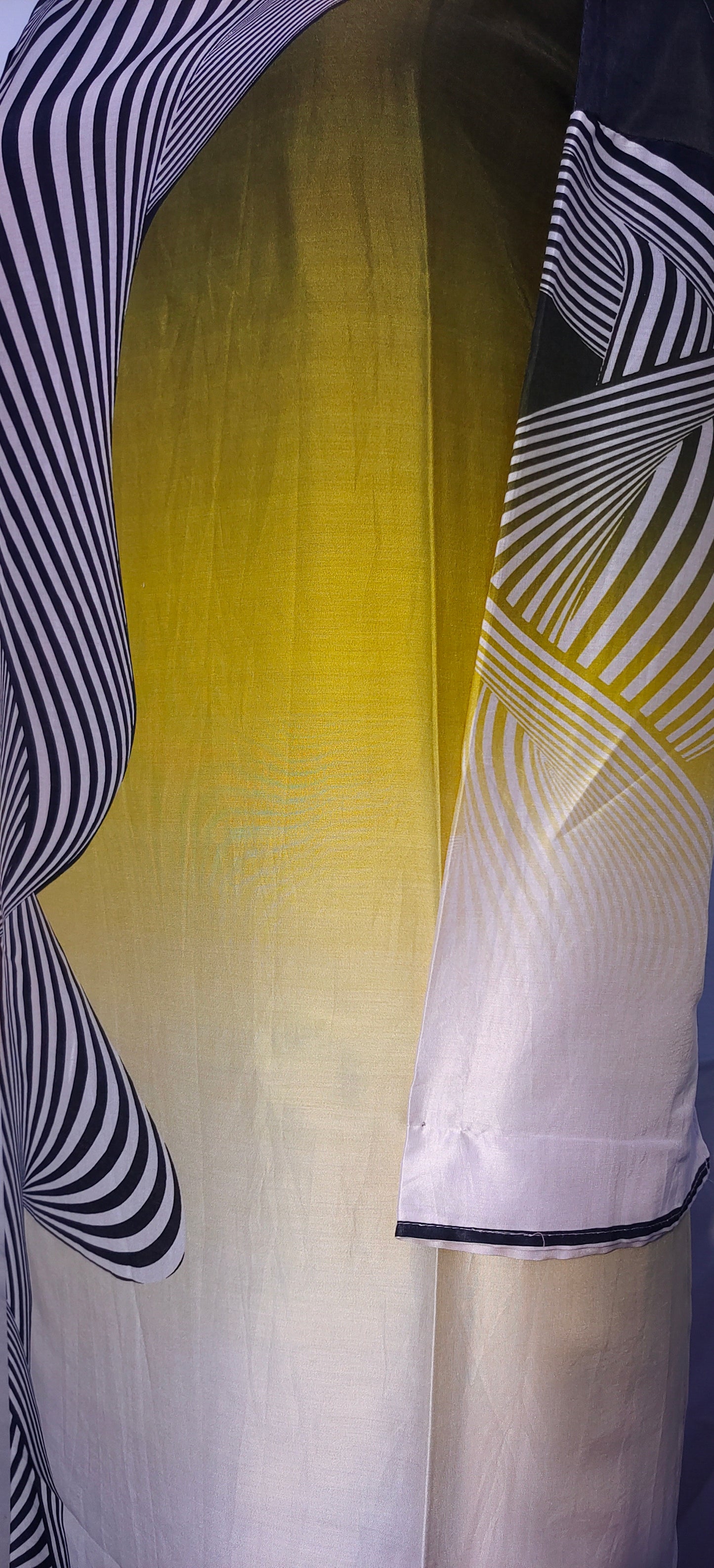 Semi Stitched Chanderi Kurta