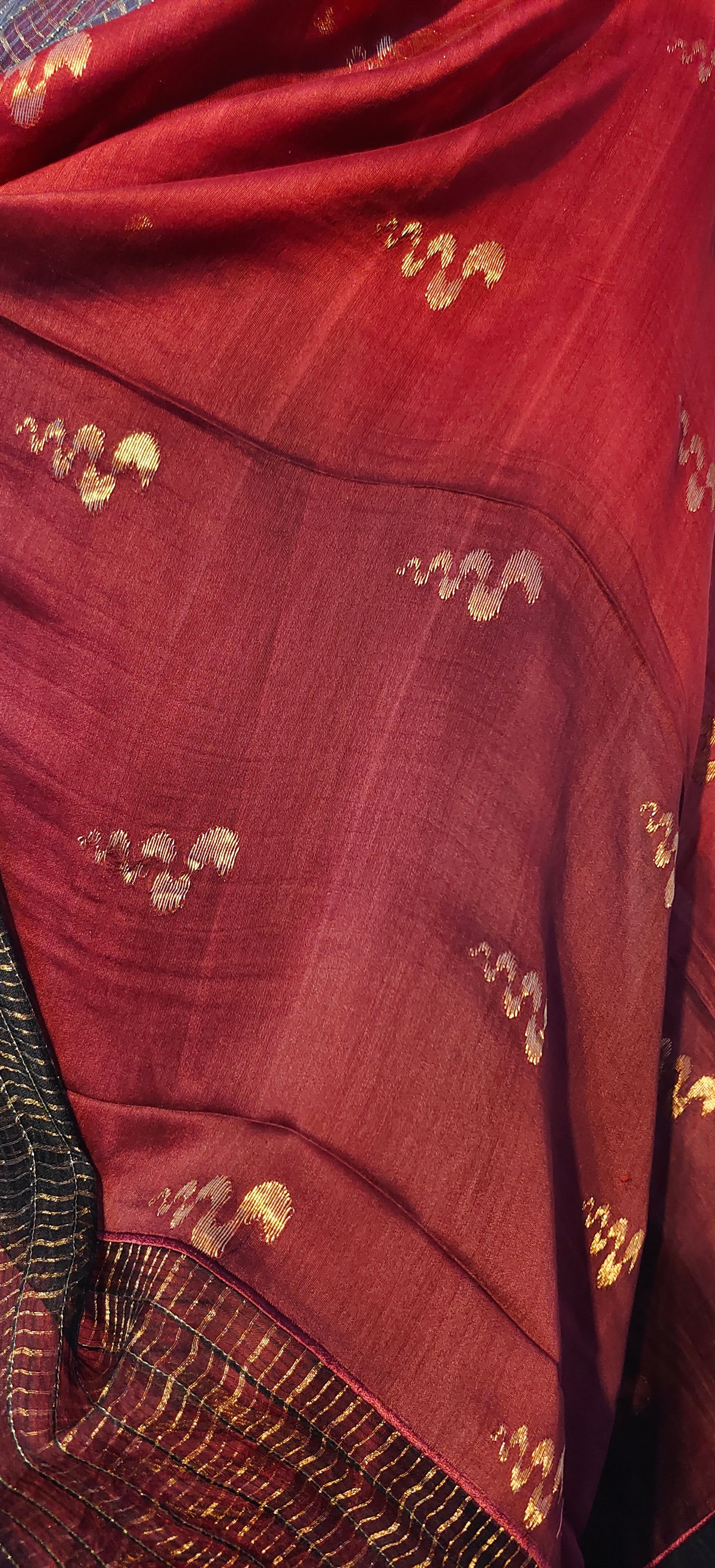 Semi Stitched Formal chanderi Suitset