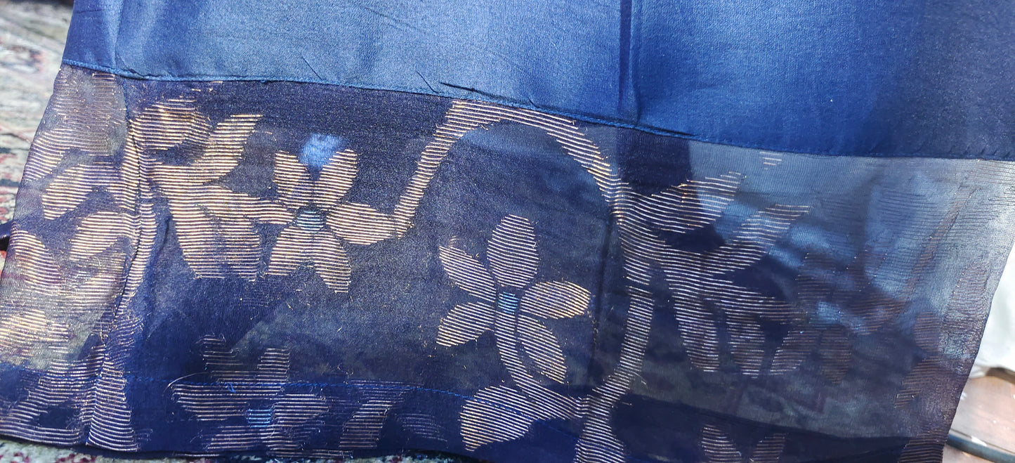 Stitched Chanderi Long Dress