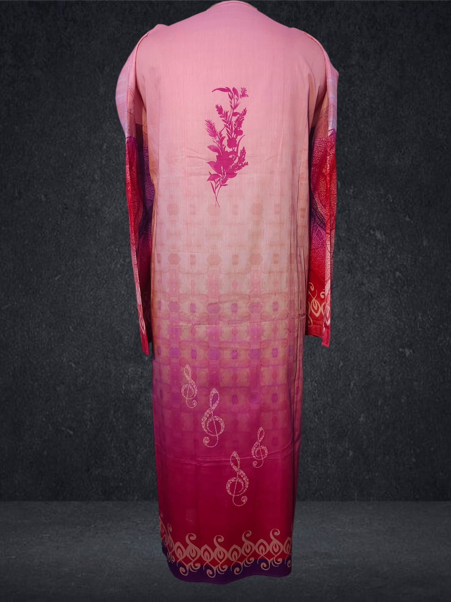 Semi Stitched Cotton Suitset