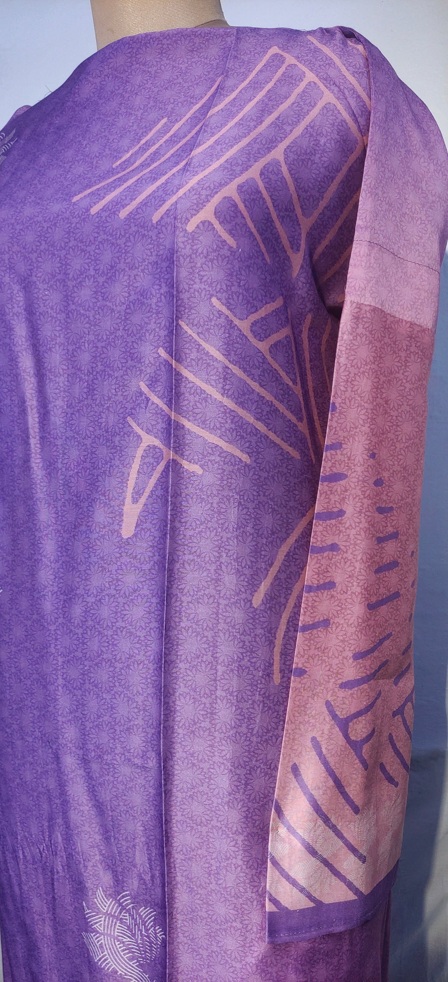 Semi Stitched Chanderi kurta VISHAL KAPUR