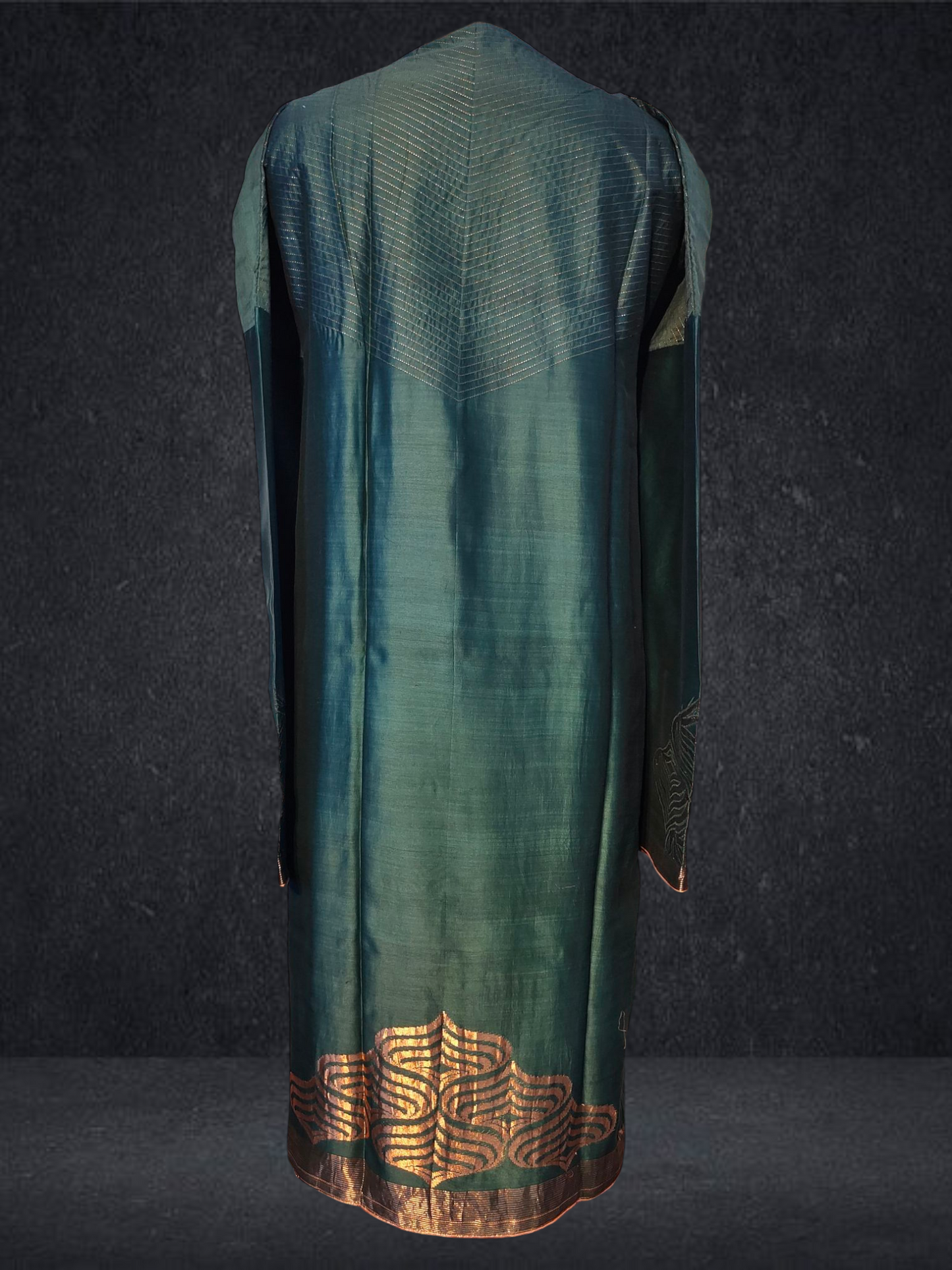 Semi Stitched Chanderi kurta VISHAL KAPUR