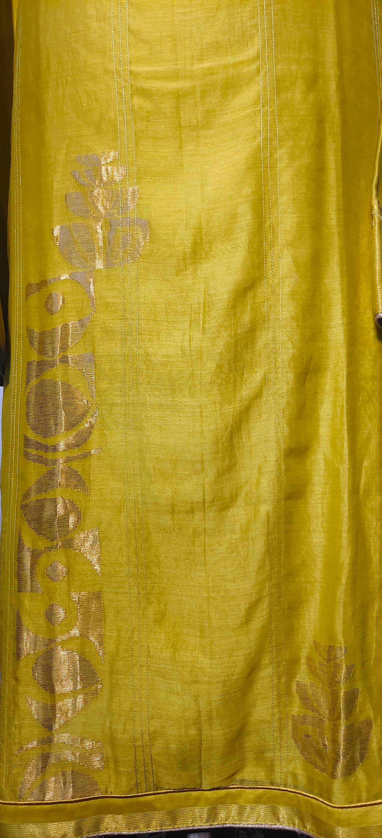 Semi Stitched Formal chanderi Suitset VISHAL KAPUR