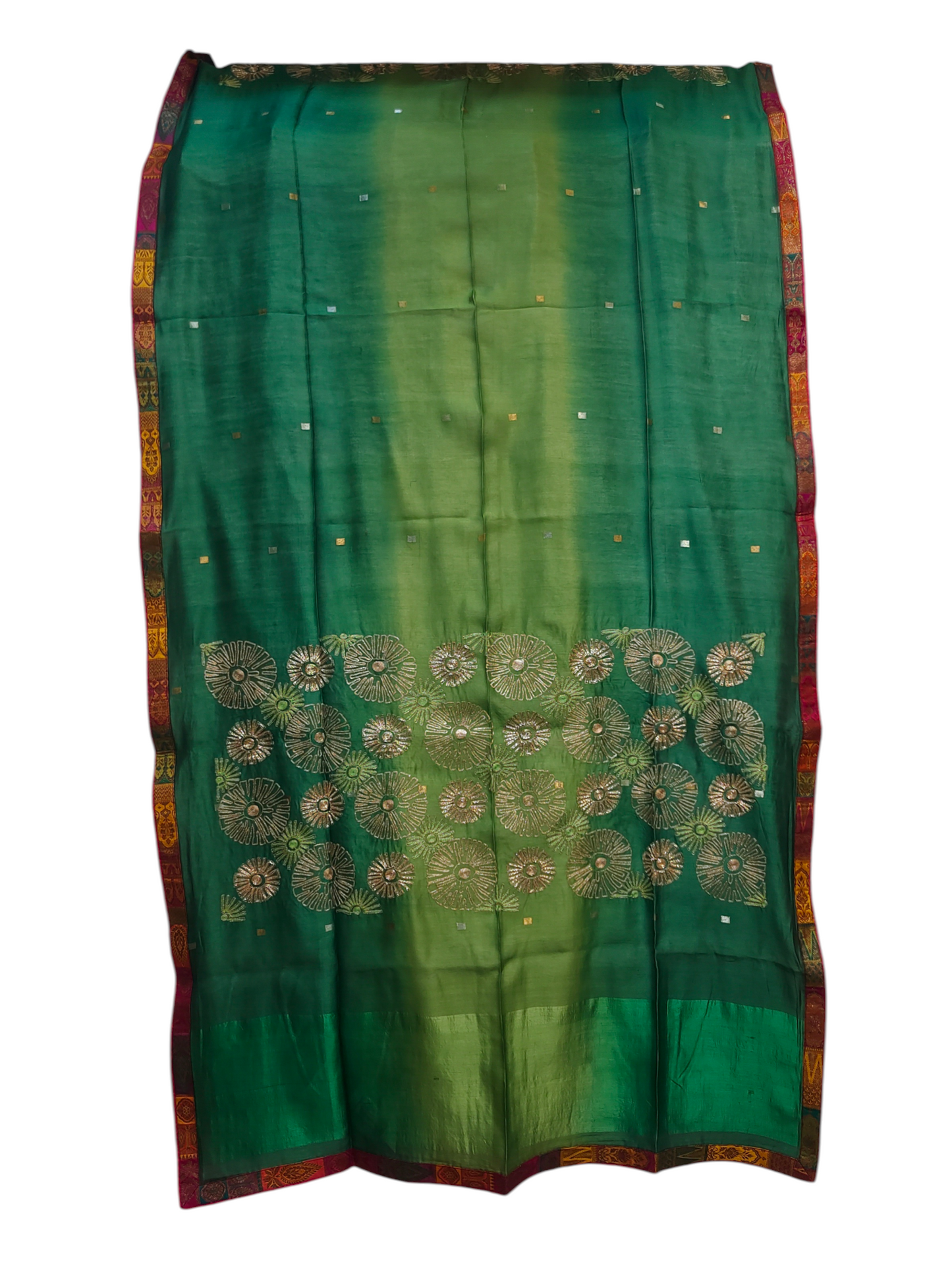 Semi Stitched Formal chanderi Suitset