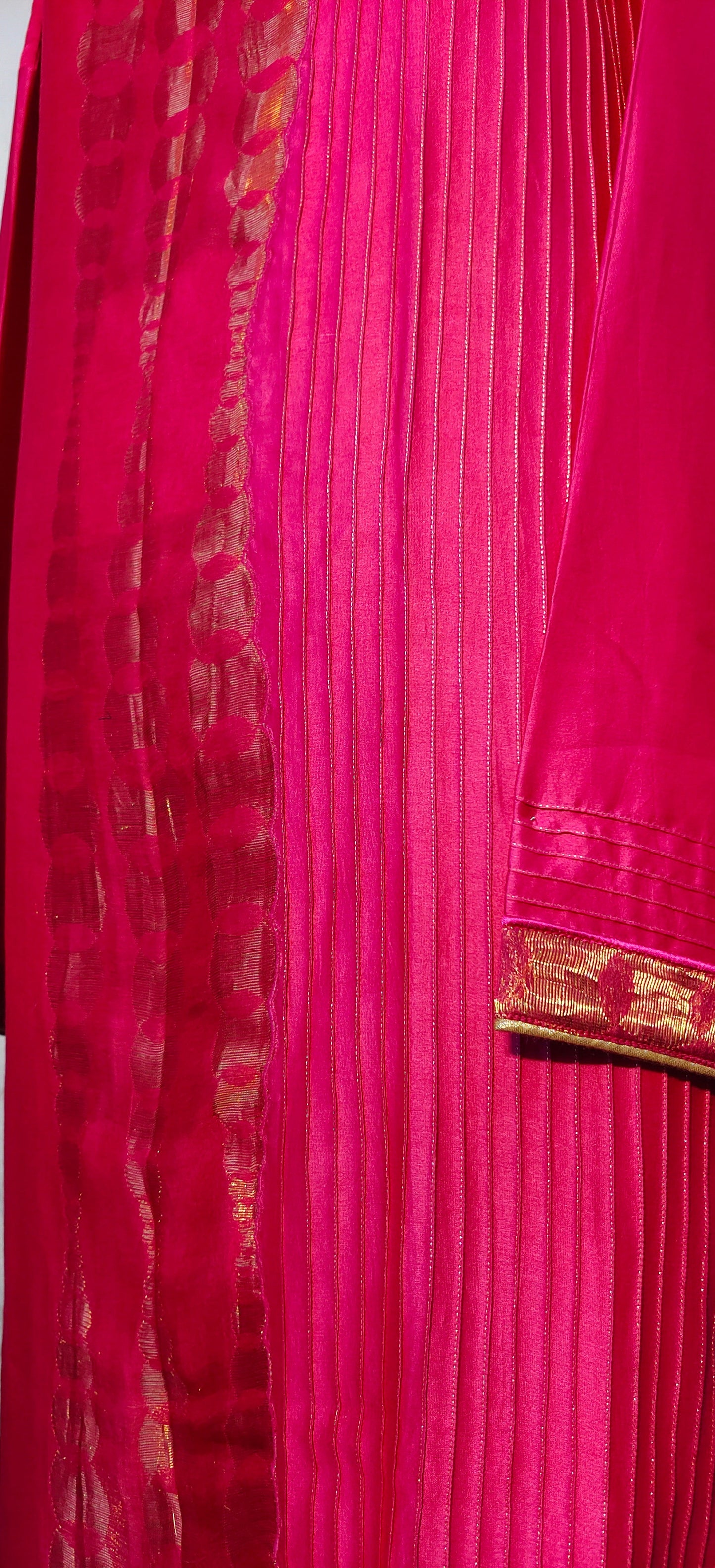 Semi Stitched Formal chanderi Kurta VISHAL KAPUR