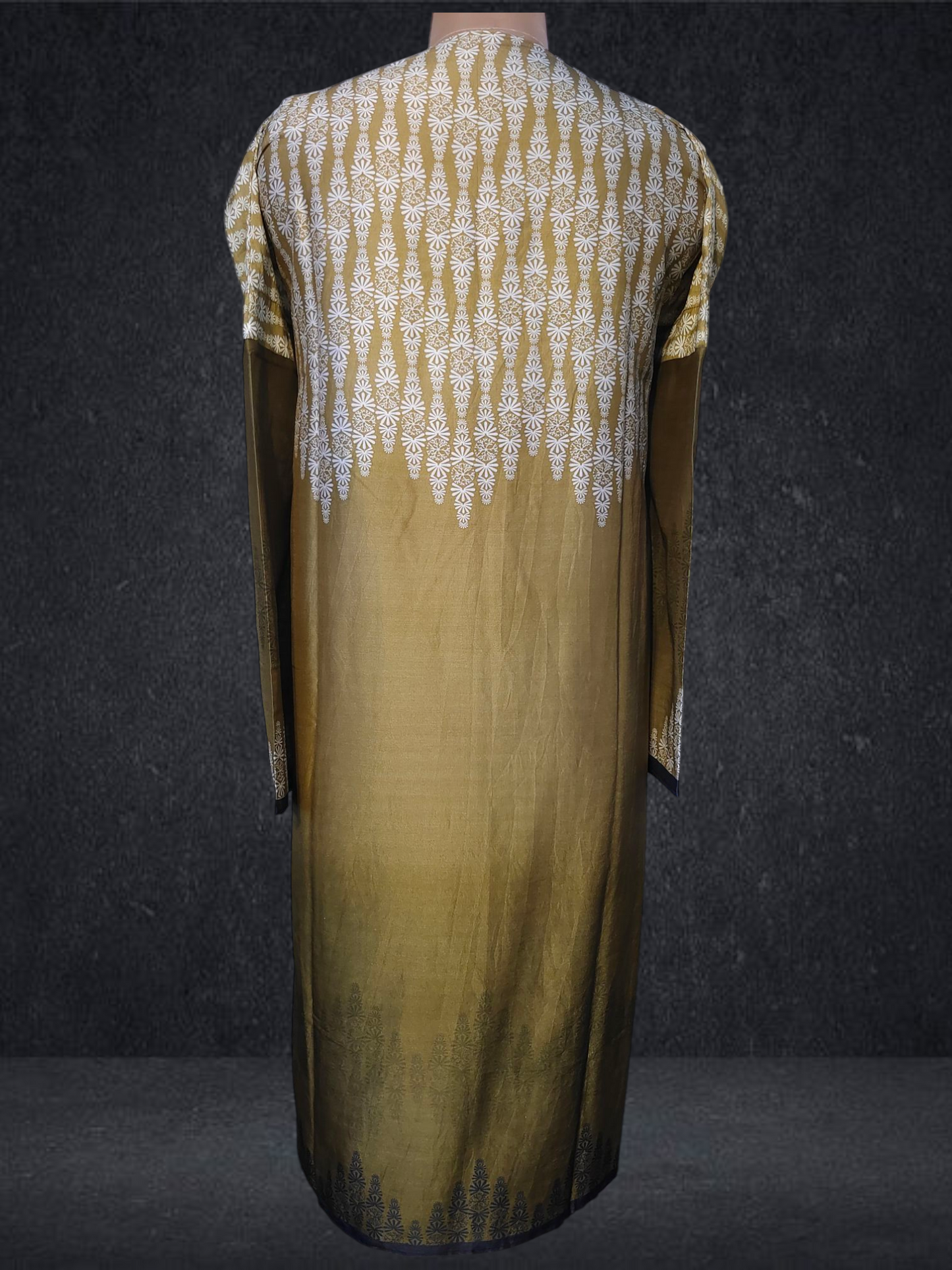 Semistitched Chanderi printed casual Kurta VISHAL KAPUR