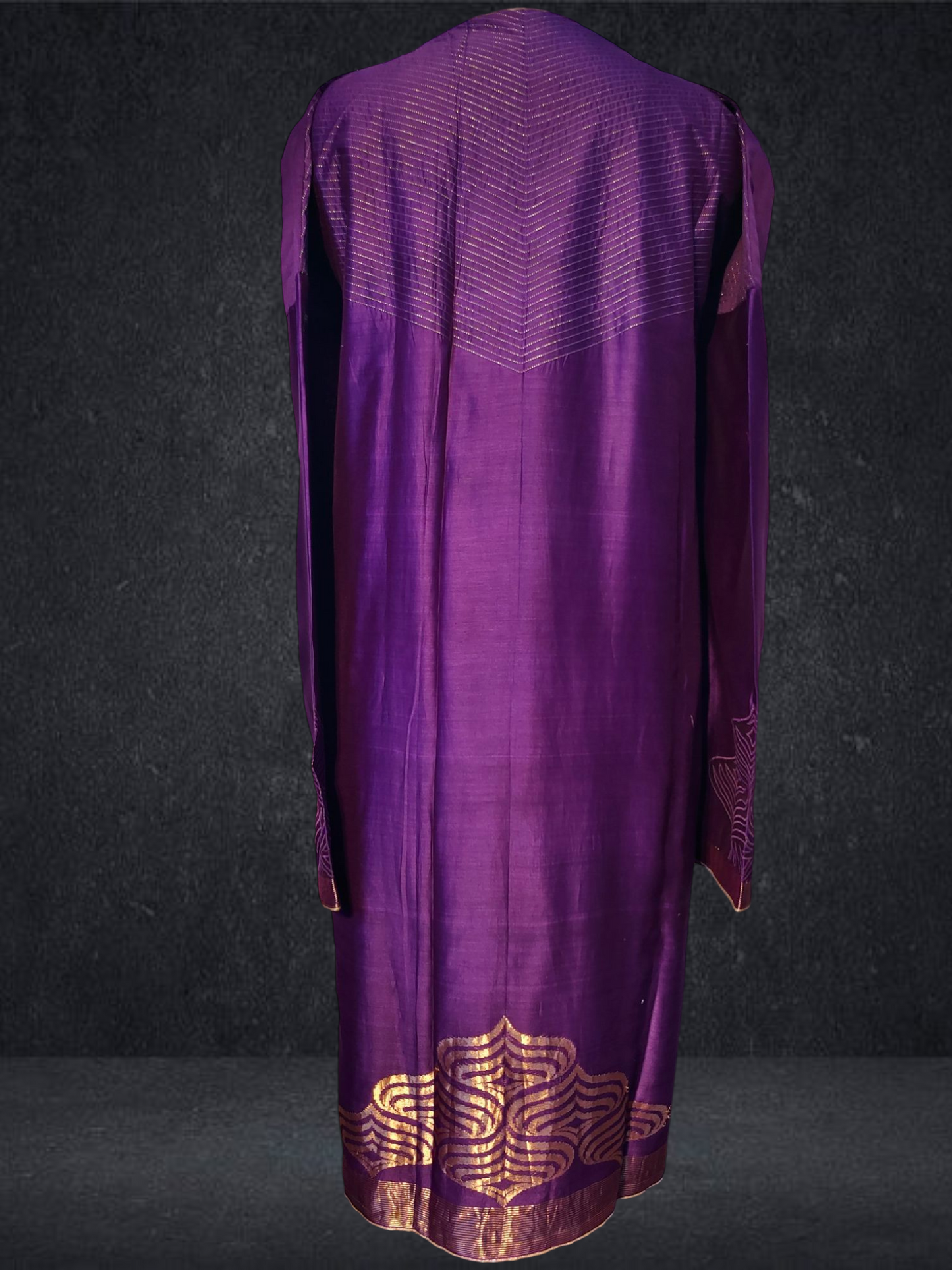 Semi Stitched Chanderi kurta
