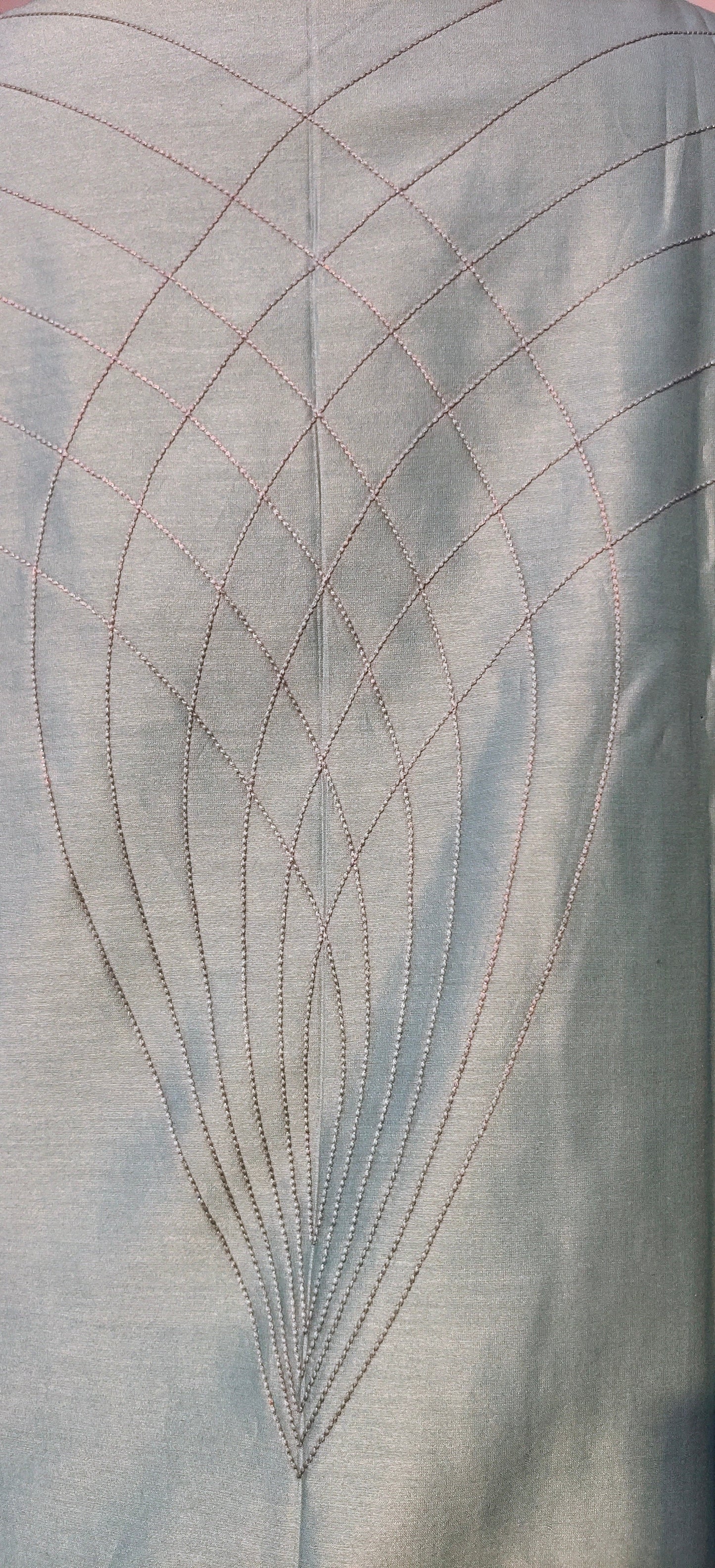 Semistitched Chanderi Zariwoven Short Tunic VISHAL KAPUR STUDIO