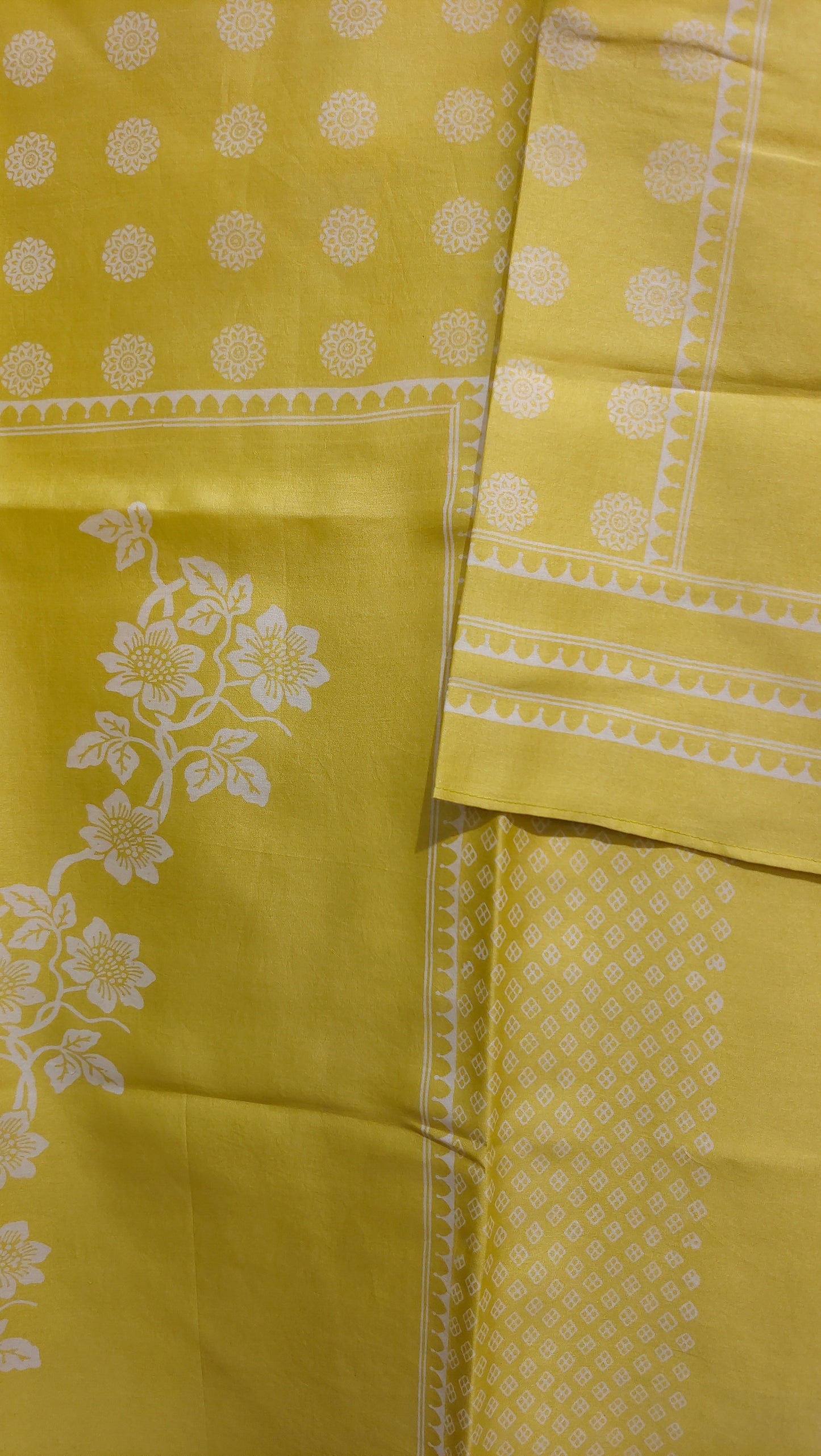 Semi Stitched Chanderi Casual kurta