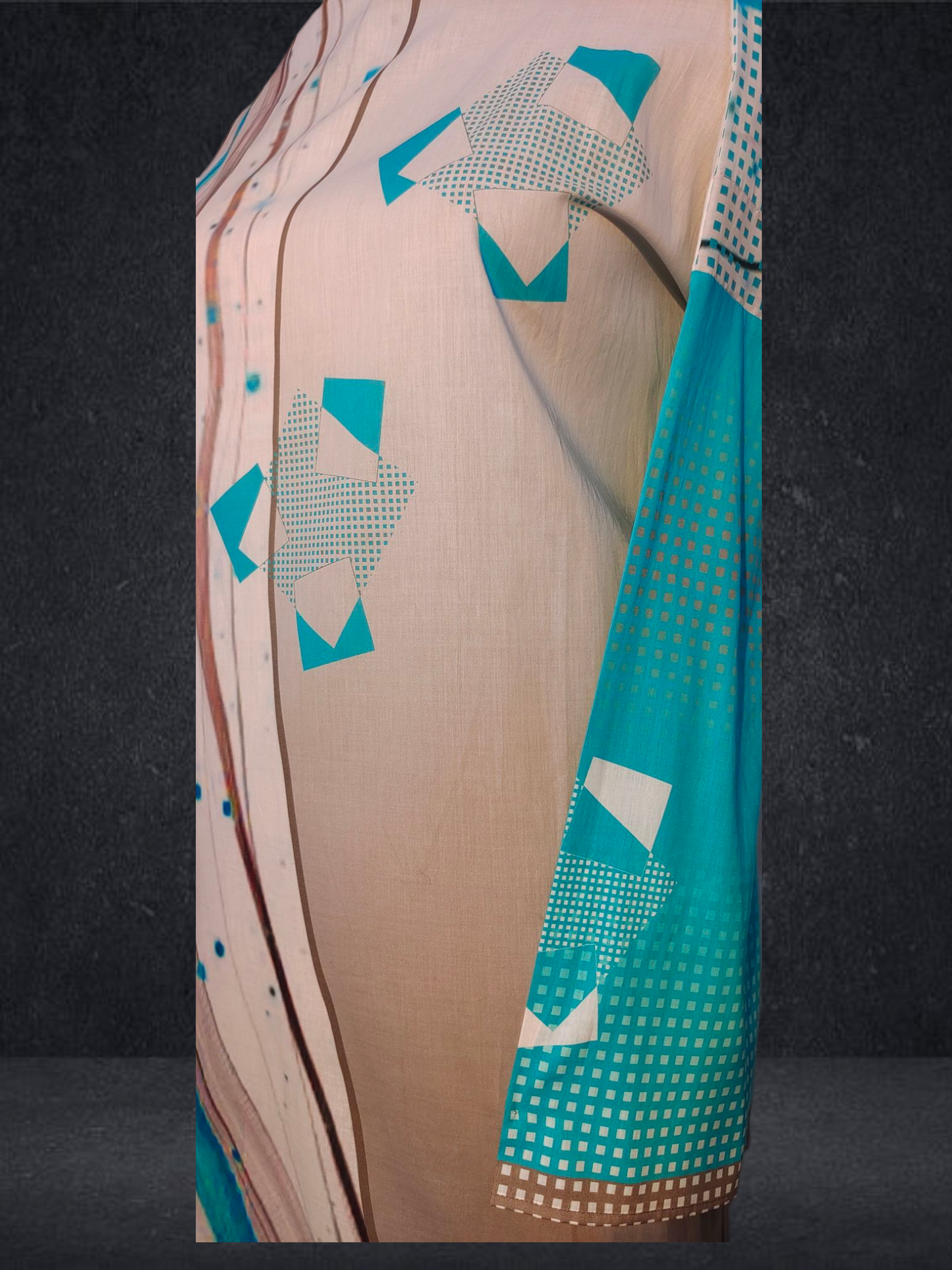 Semi Stitched Cotton casual Suitset VISHAL KAPUR