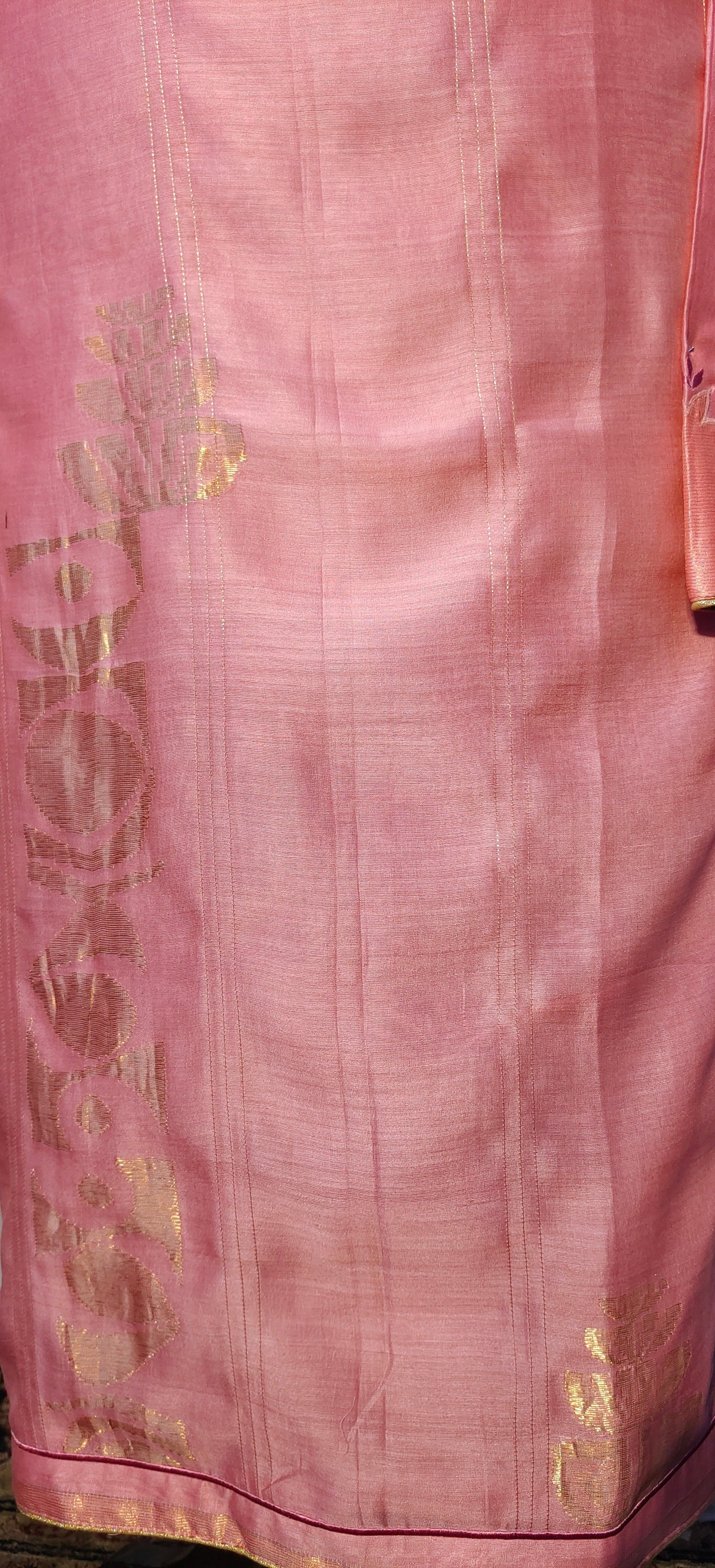 Semi Stitched Chanderi kurta VISHAL KAPUR