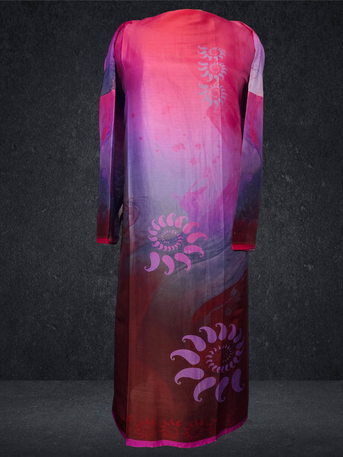 Semi Stitched Chanderi Casual Suitset