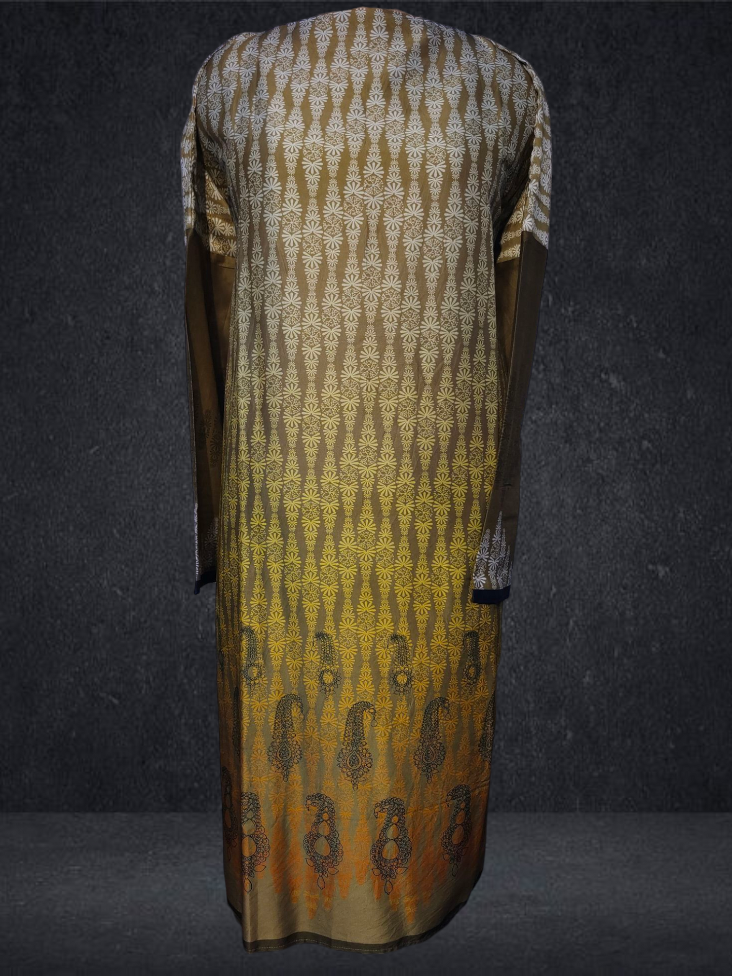 Semistitched Chanderi printed casual Kurta VISHAL KAPUR